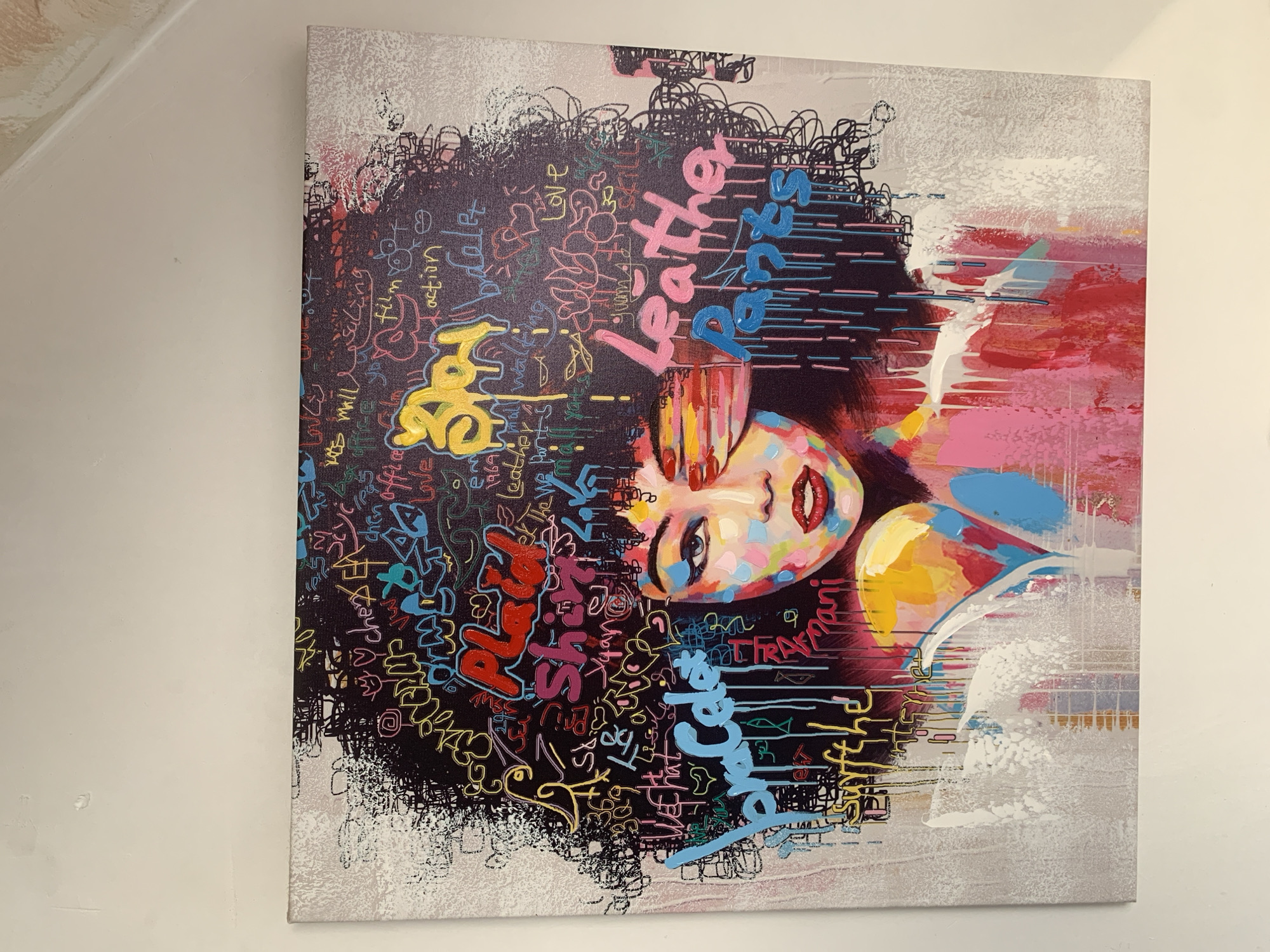 Mixed urban scenes and artwork observed across unknown location