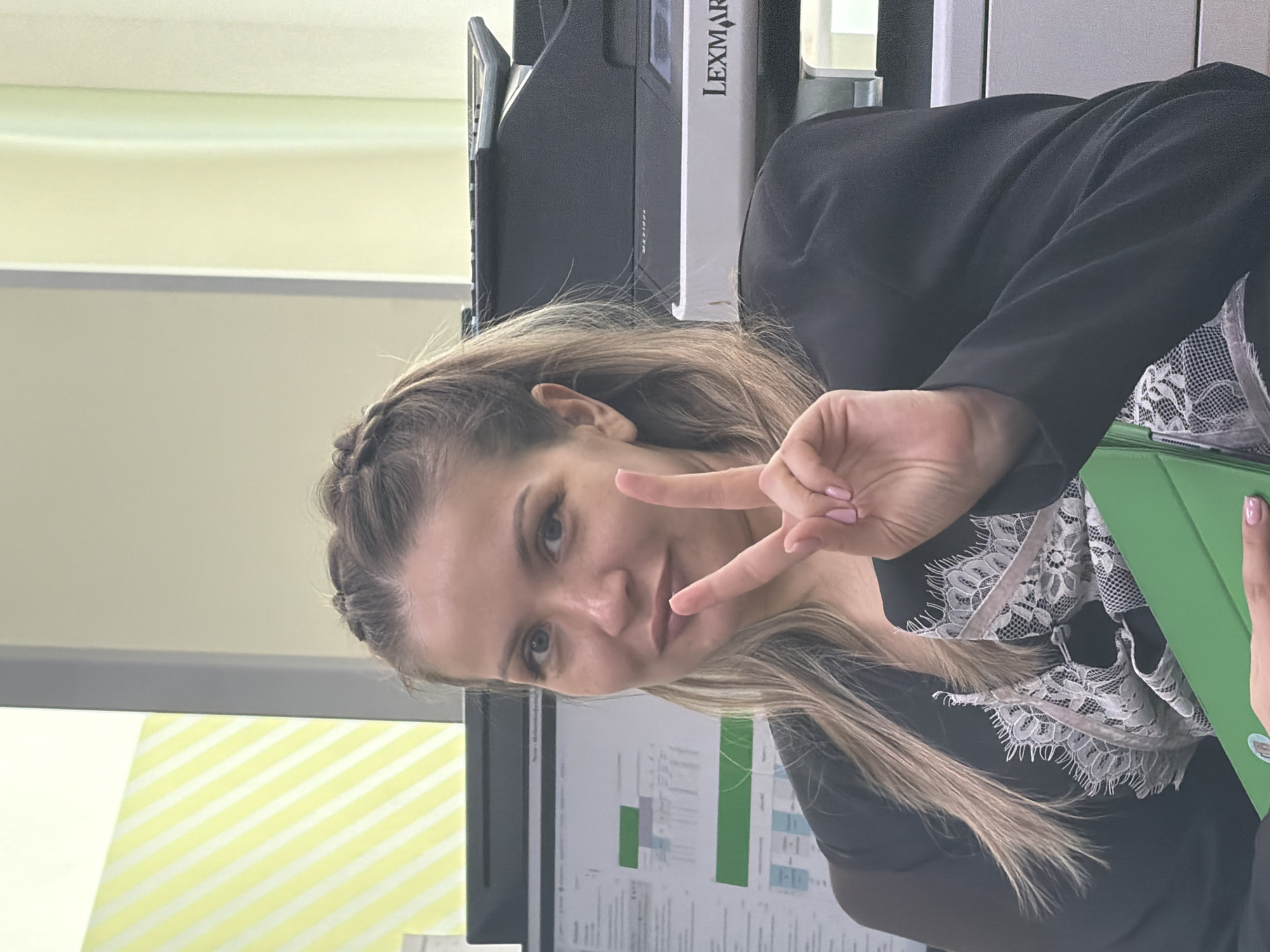 Late-night office work session captured in Krasnoyarsk business district