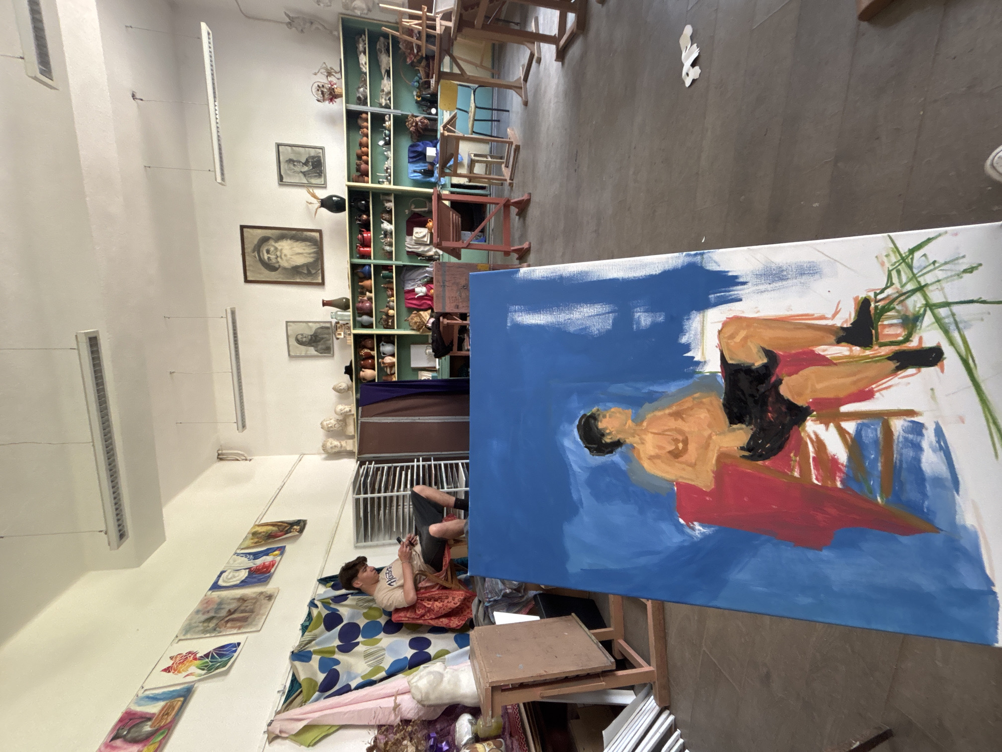 Art studio session documented in Troyan, Bulgaria