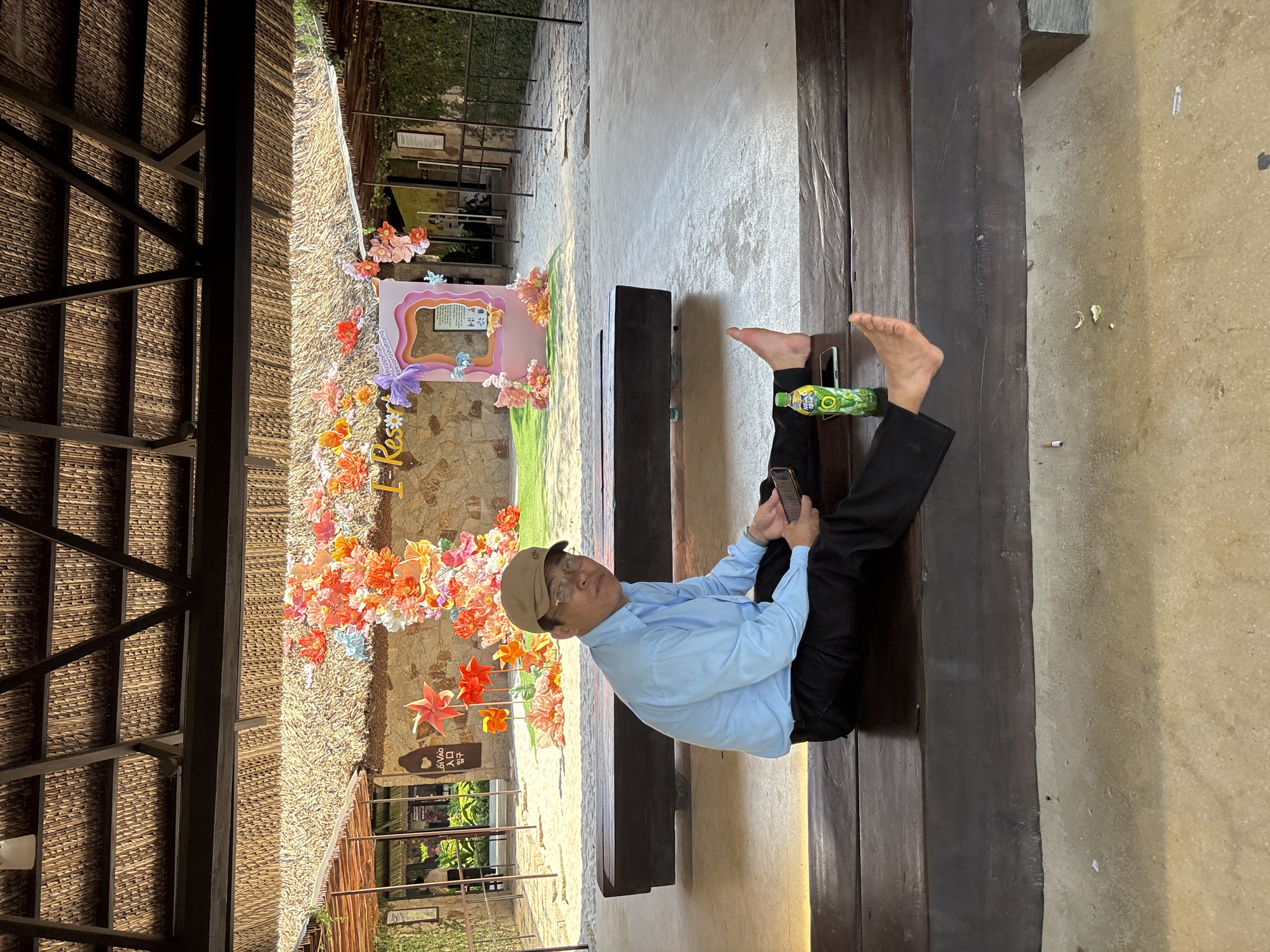 Morning visit to a lotus pond garden in Nha Trang