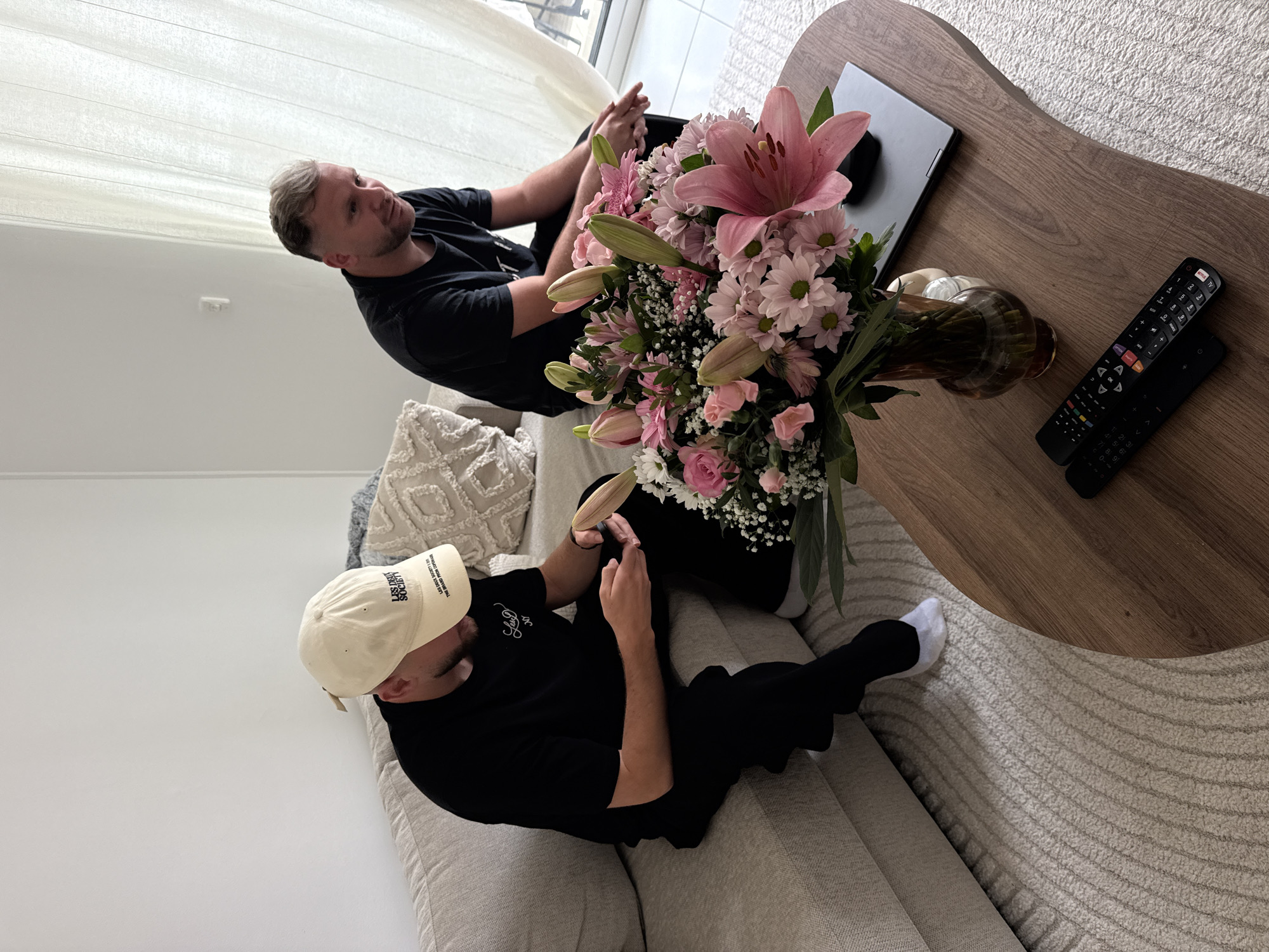 Morning domestic moments captured in Cannes residence