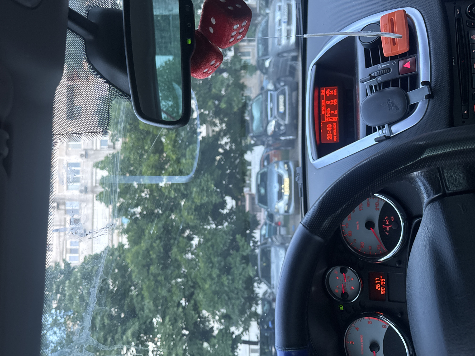 Person spends afternoon moving around Burgas with personal belongings