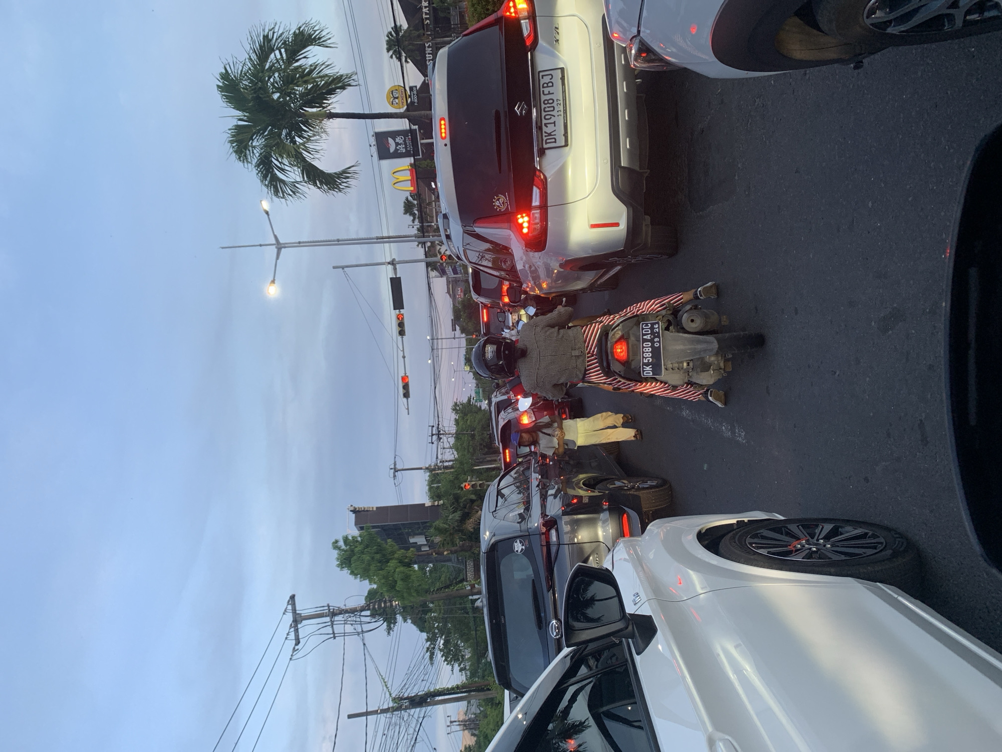 Traffic delays reported in Denpasar area, Indonesia