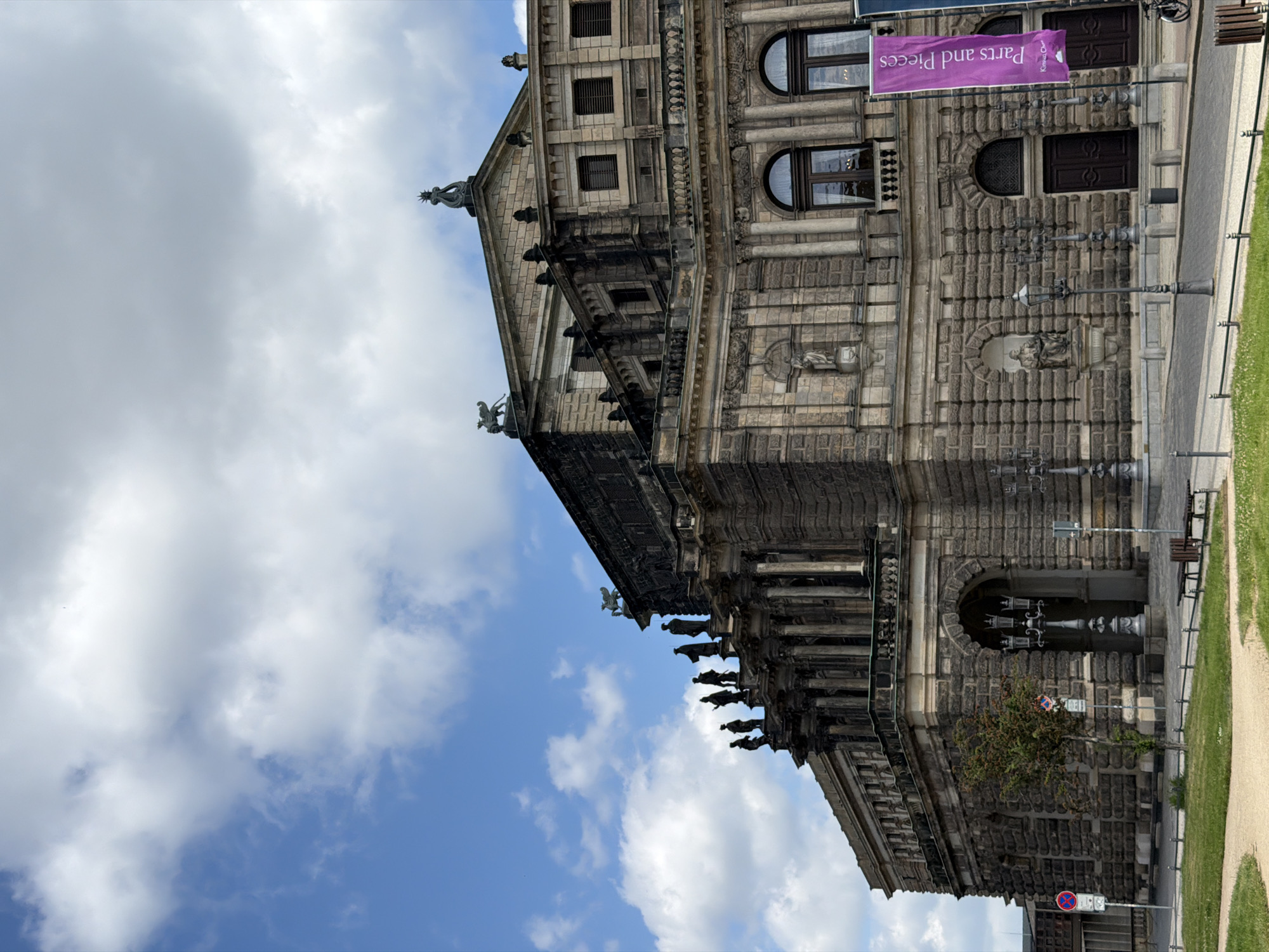 Morning documentation of Dresden's historic landmarks captured by witness