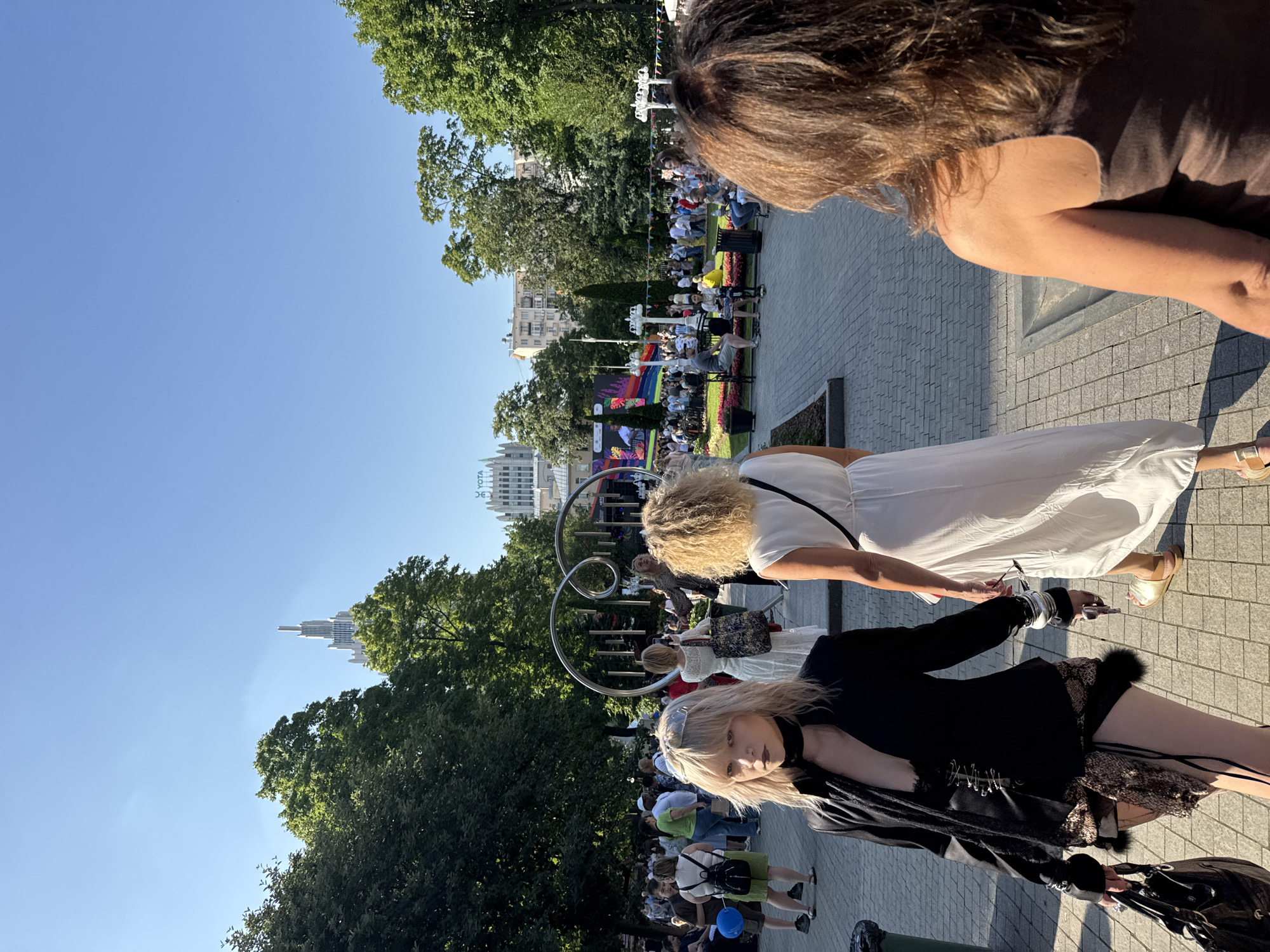 Summer afternoon across Moscow's parks, streets, and metro