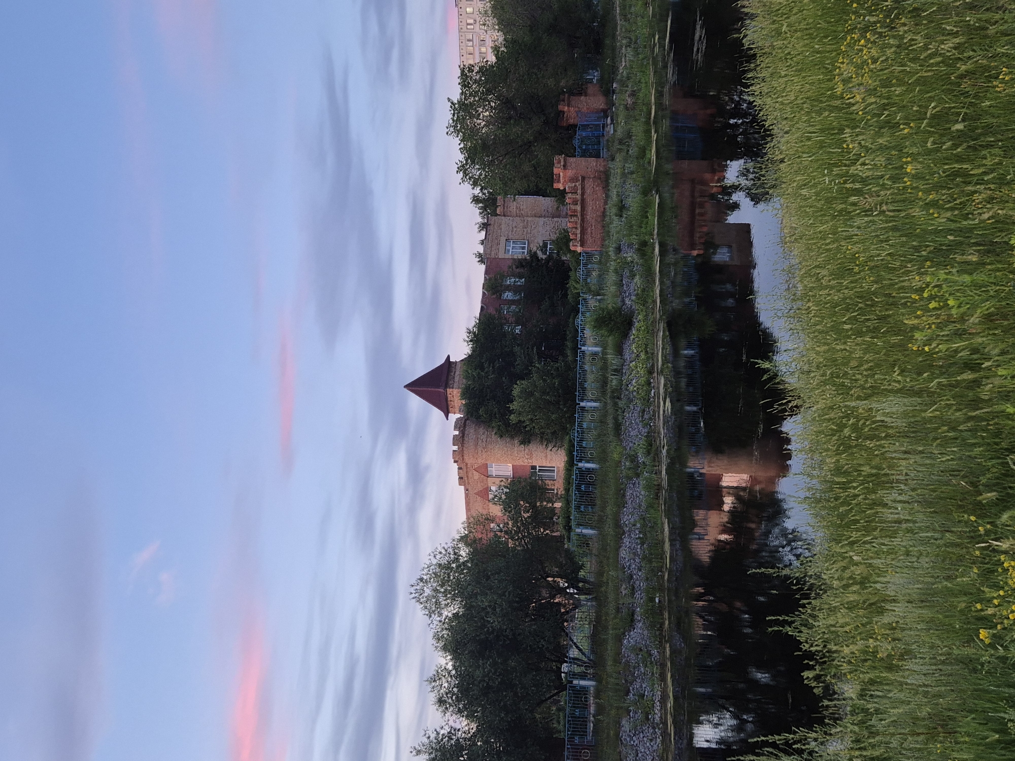 Twilight scenes documented across Kokshetau, Kazakhstan during evening hours