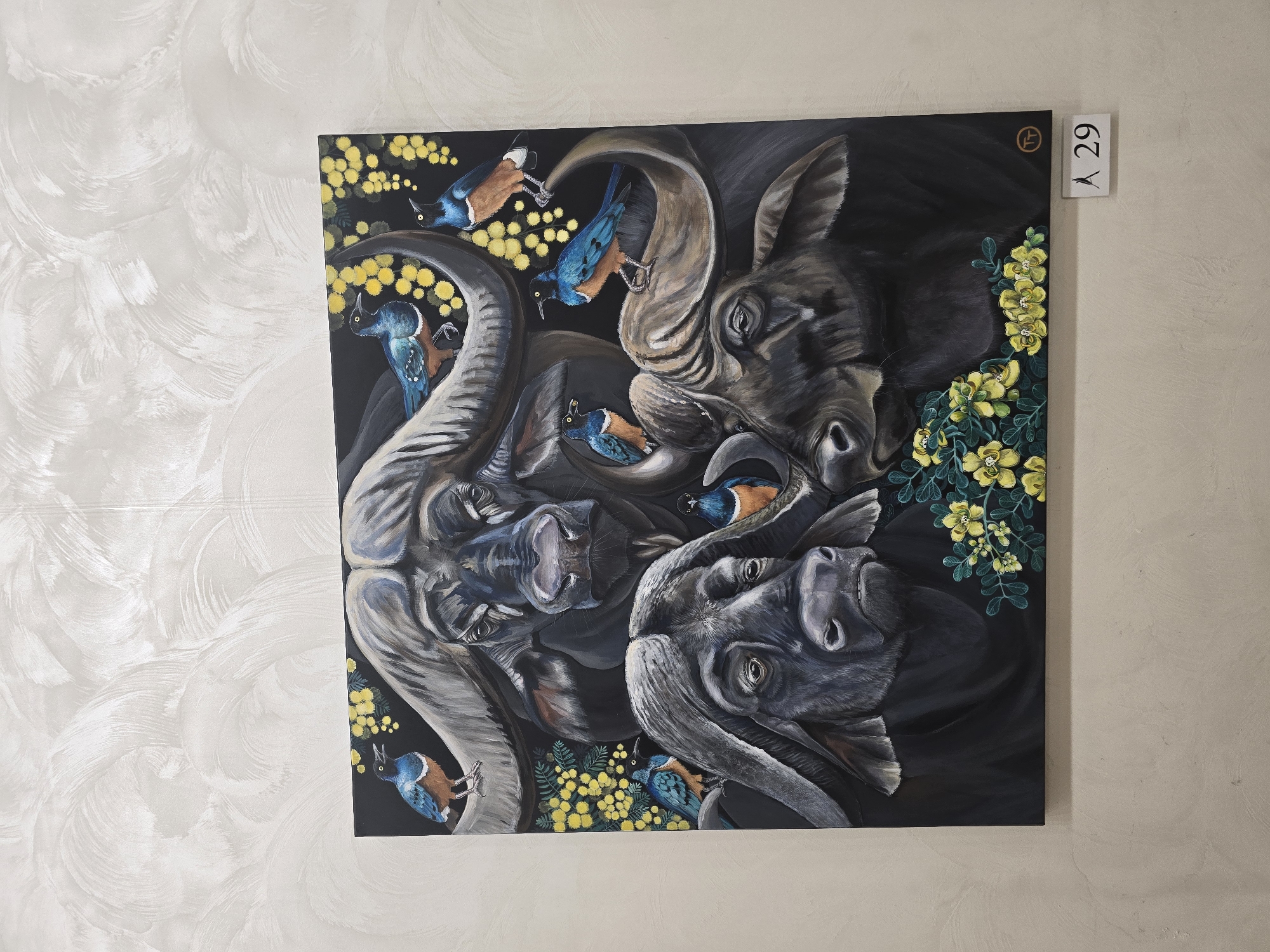 Art gallery exhibition documented in Sofia, Bulgaria