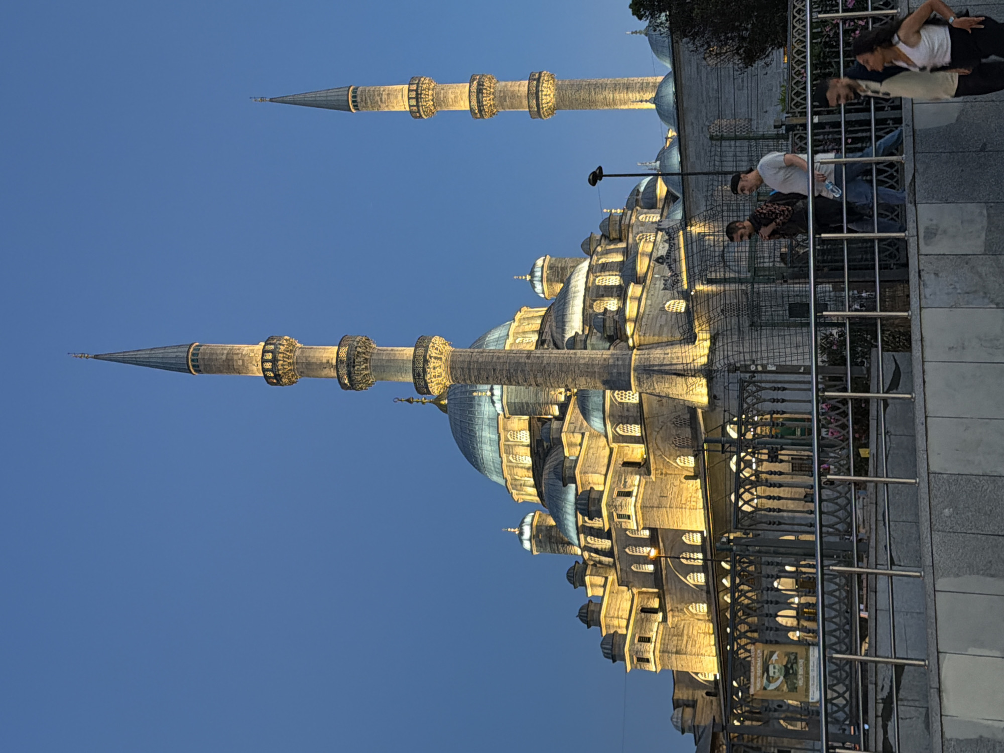 Dusk views across Istanbul's Golden Horn and Galata Bridge