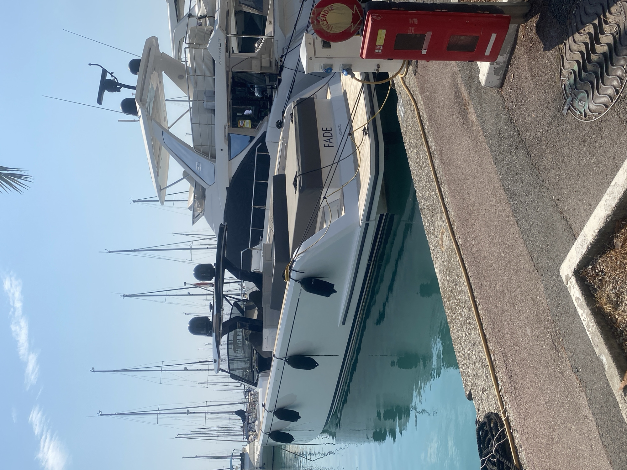 Sunday morning at Marina Baie des Anges, French Riviera