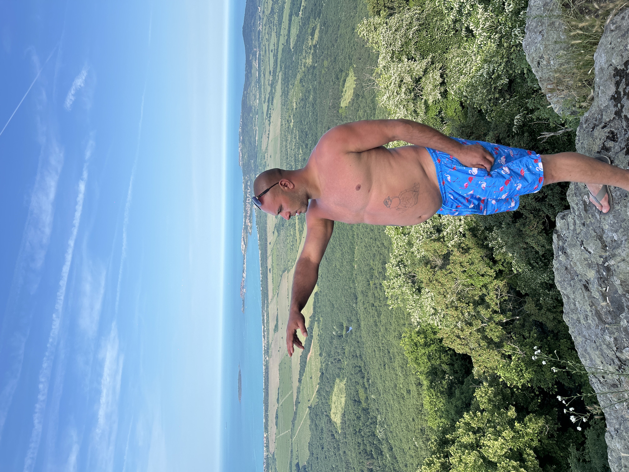Visitors gather at Bulgarian clifftop for Black Sea views