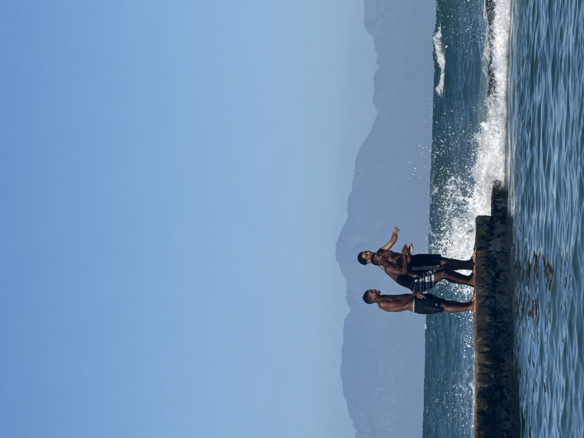 Afternoon beach scenes captured at Muizenberg, Cape Town