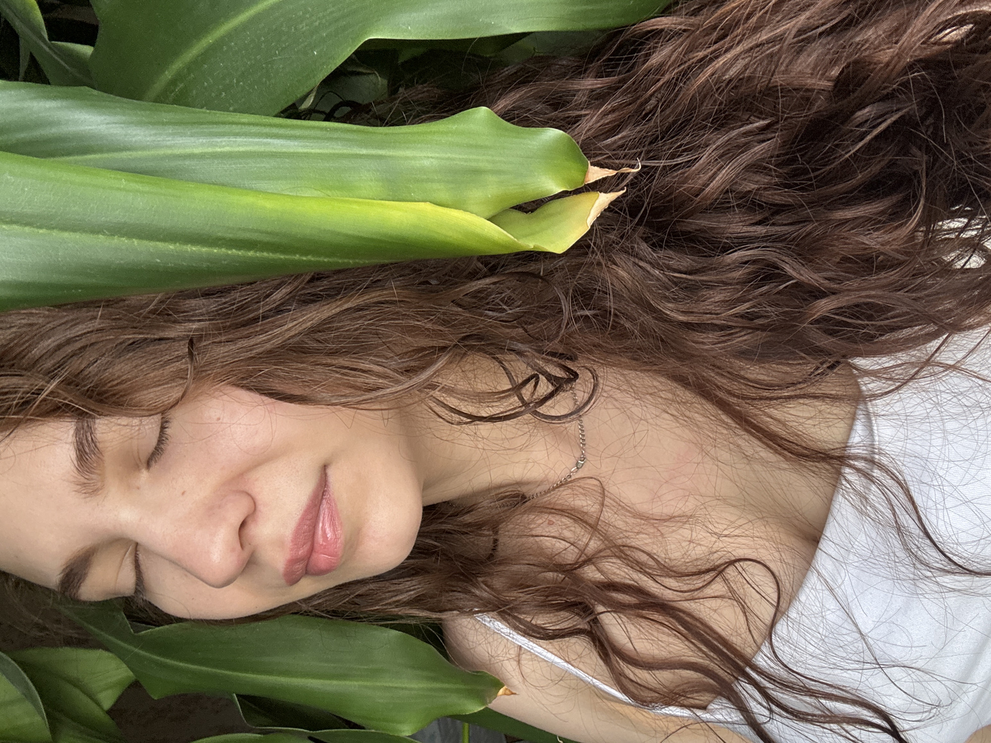 Woman documents personal photo session in rural Russia