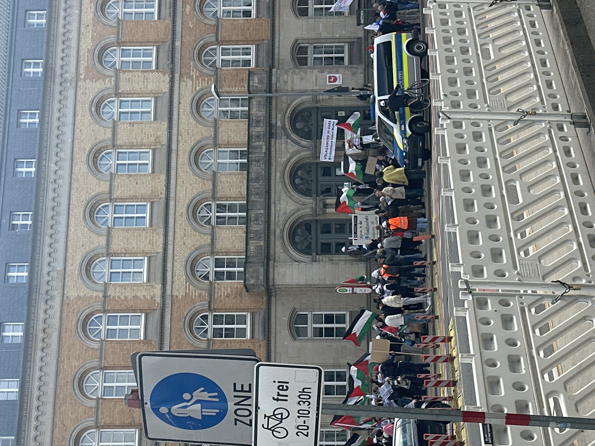 Pro-Palestinian demonstration held in Osnabrück, Germany