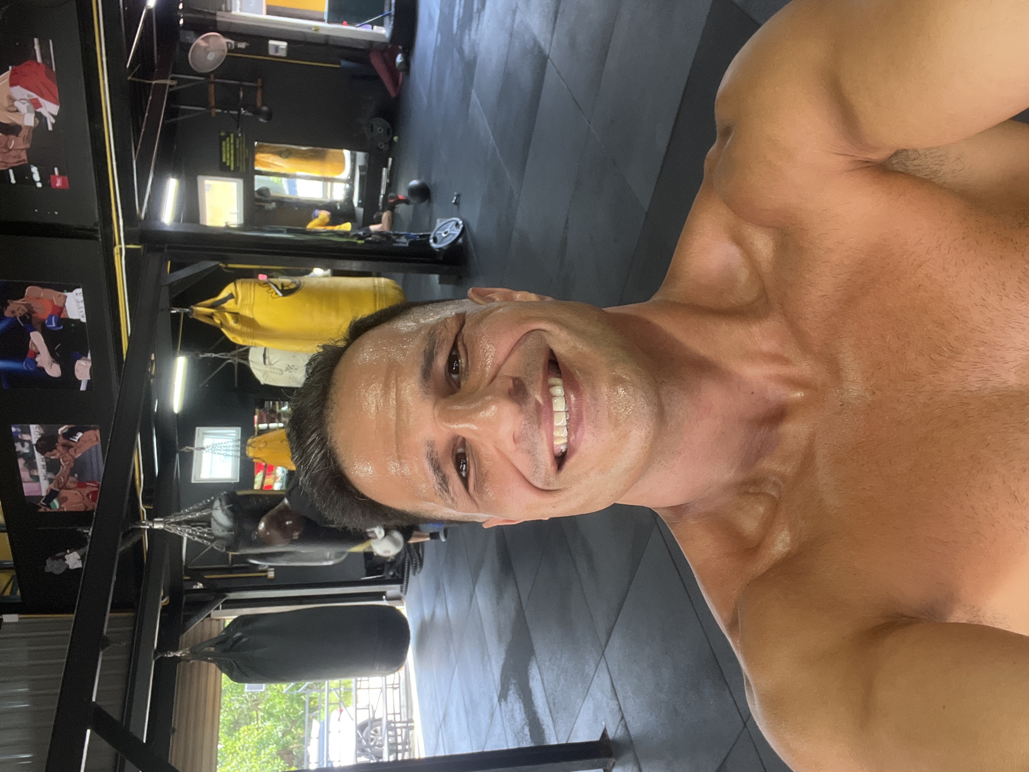 Morning Muay Thai training session at Ali's Boxing, Chalong