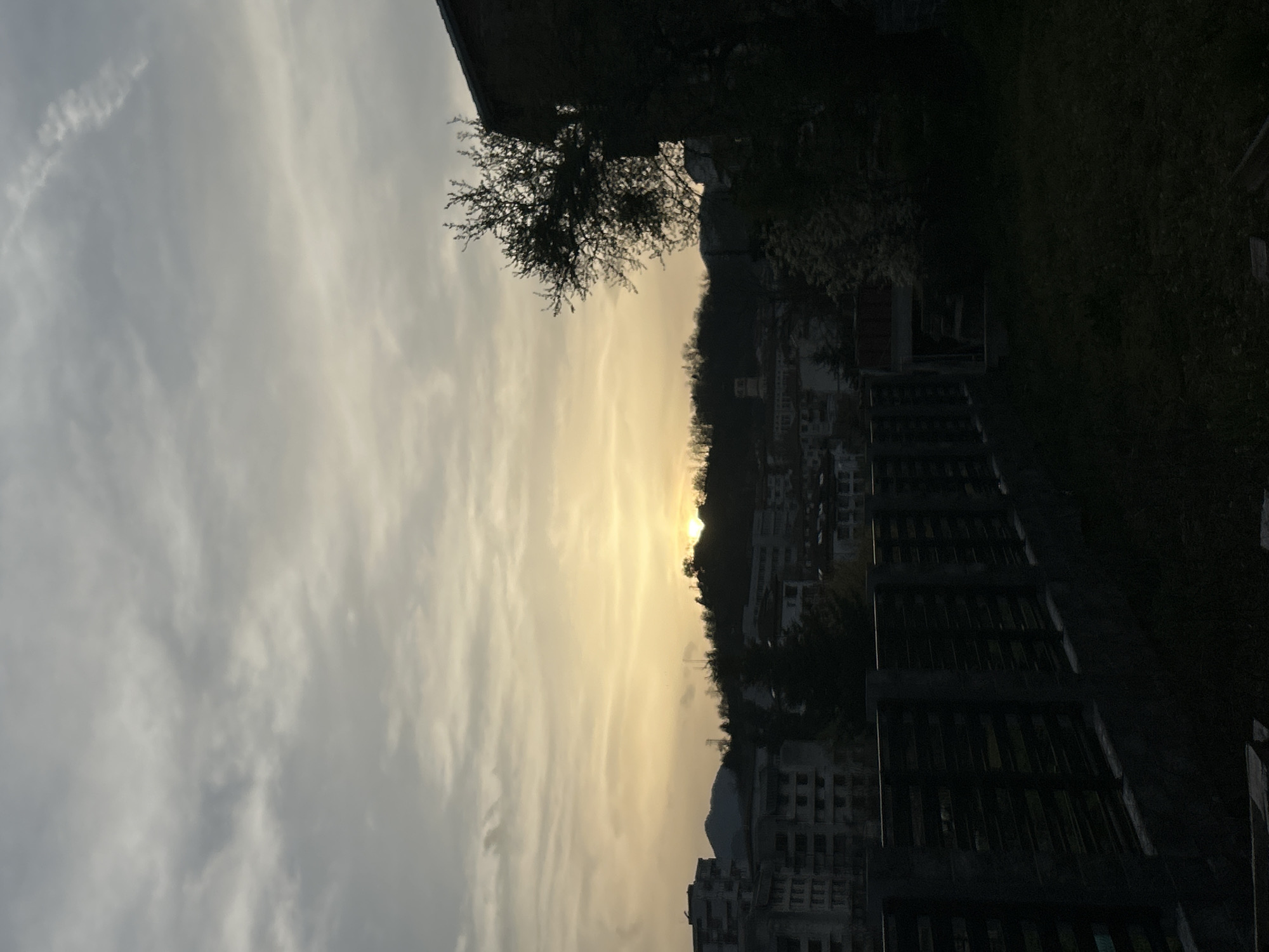 Spring evening documented across Zlatograd residential neighborhoods