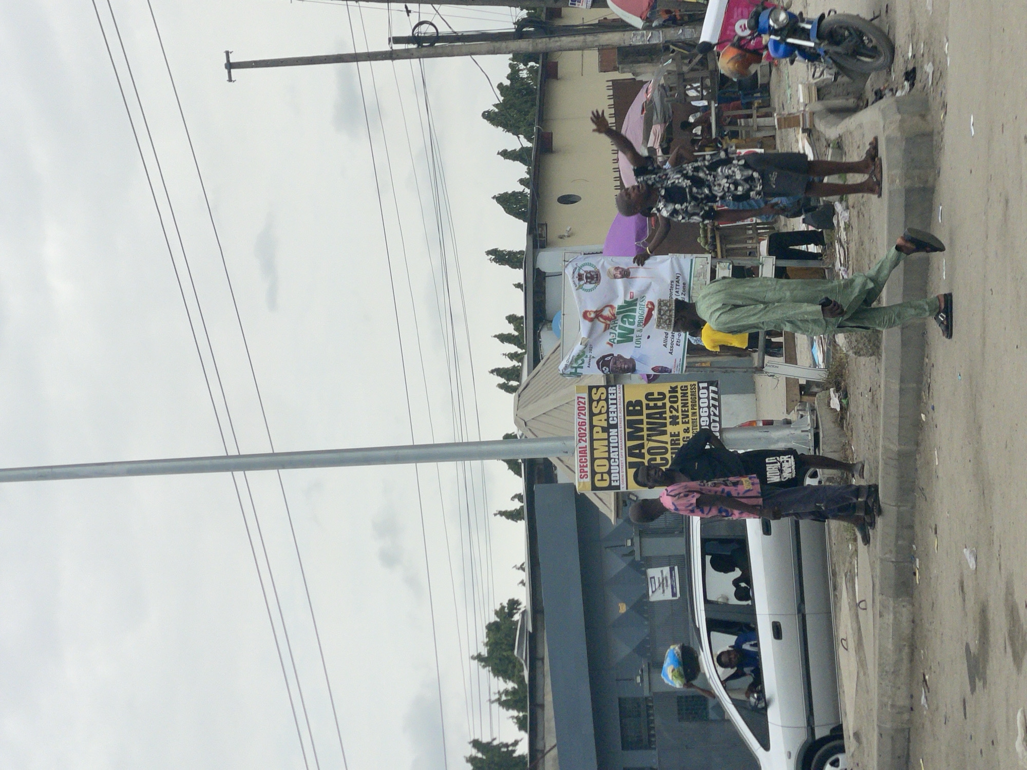Street scenes and military apparel observed in Lekki, Nigeria