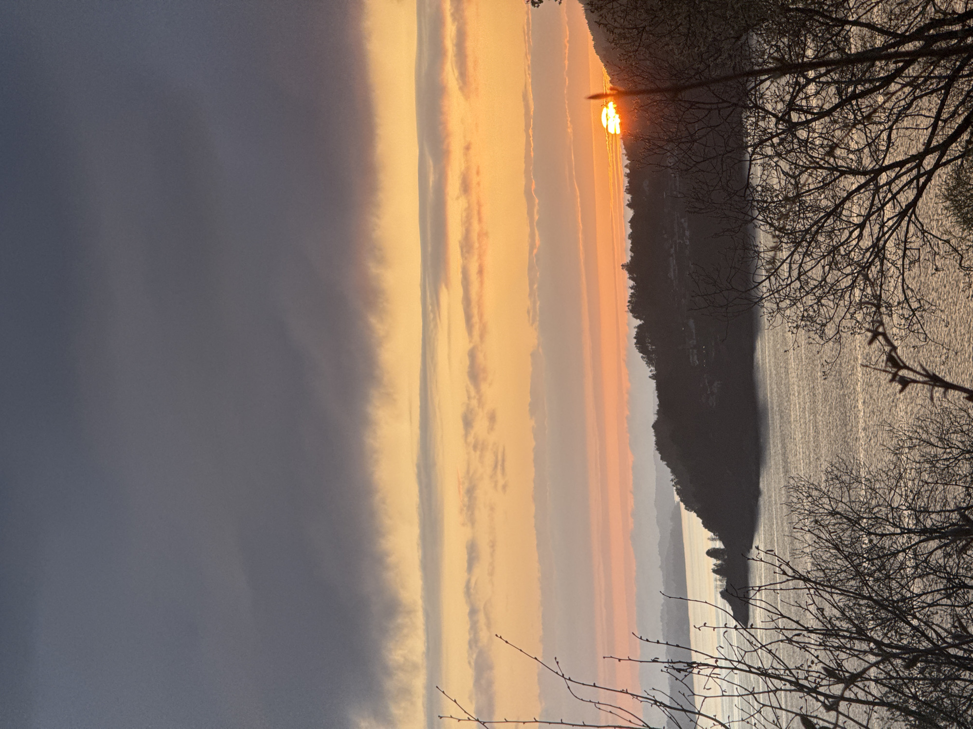 Sunset landscape photograph captured in Bergen, Norway