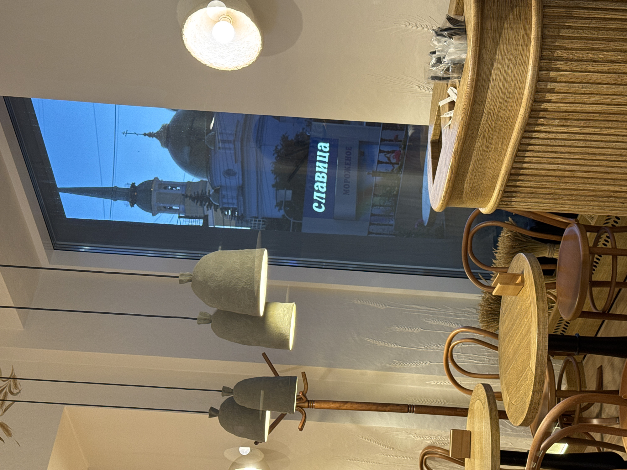 Cathedral views and bakery breads documented in Izhevsk