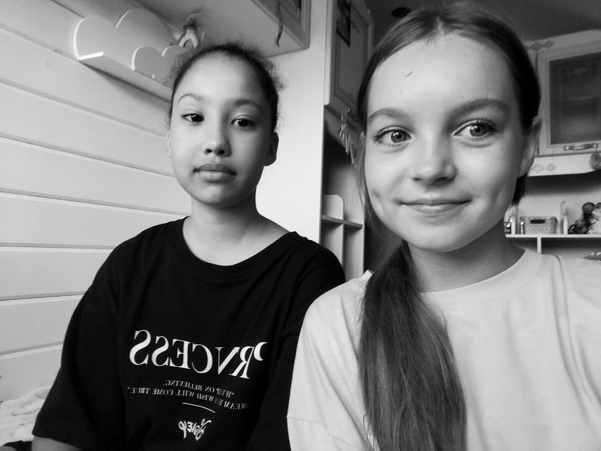 Indoor selfie session in a quiet Oktyabrsky neighborhood