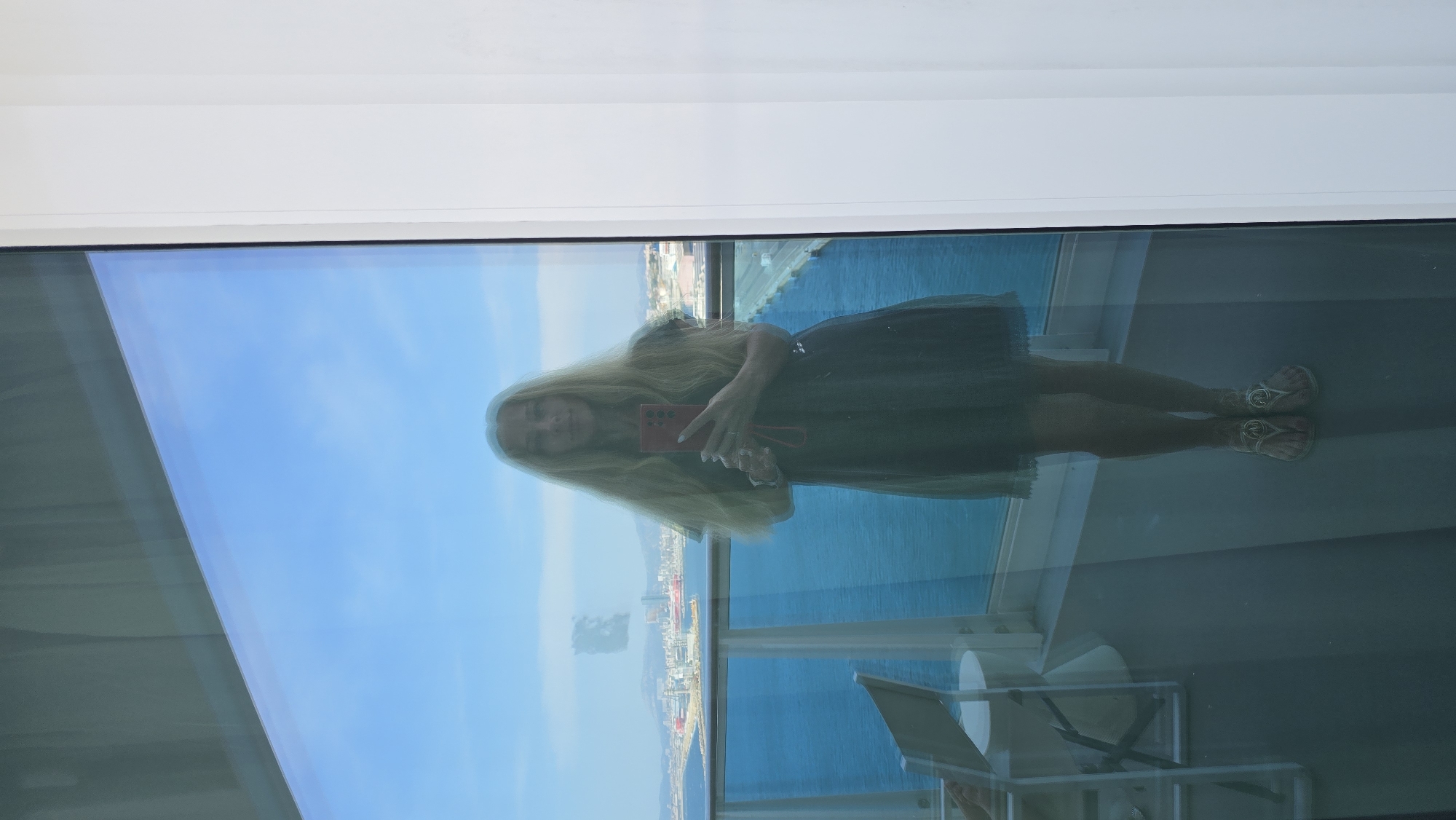 Cruise passenger documents Mediterranean port visit with selfies in Marseille