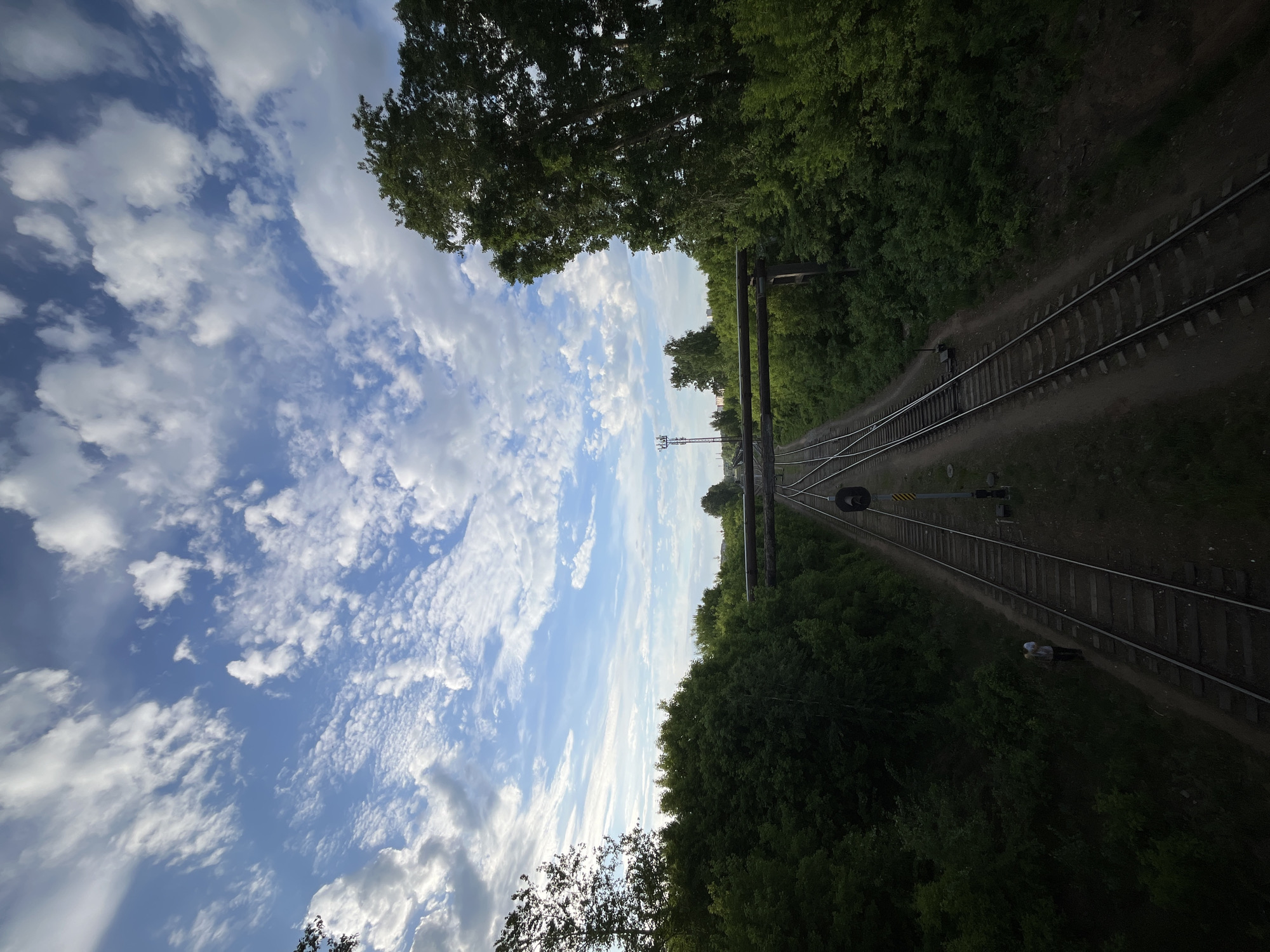 Early morning cycling and walking documented in Chaikovsky, Russia