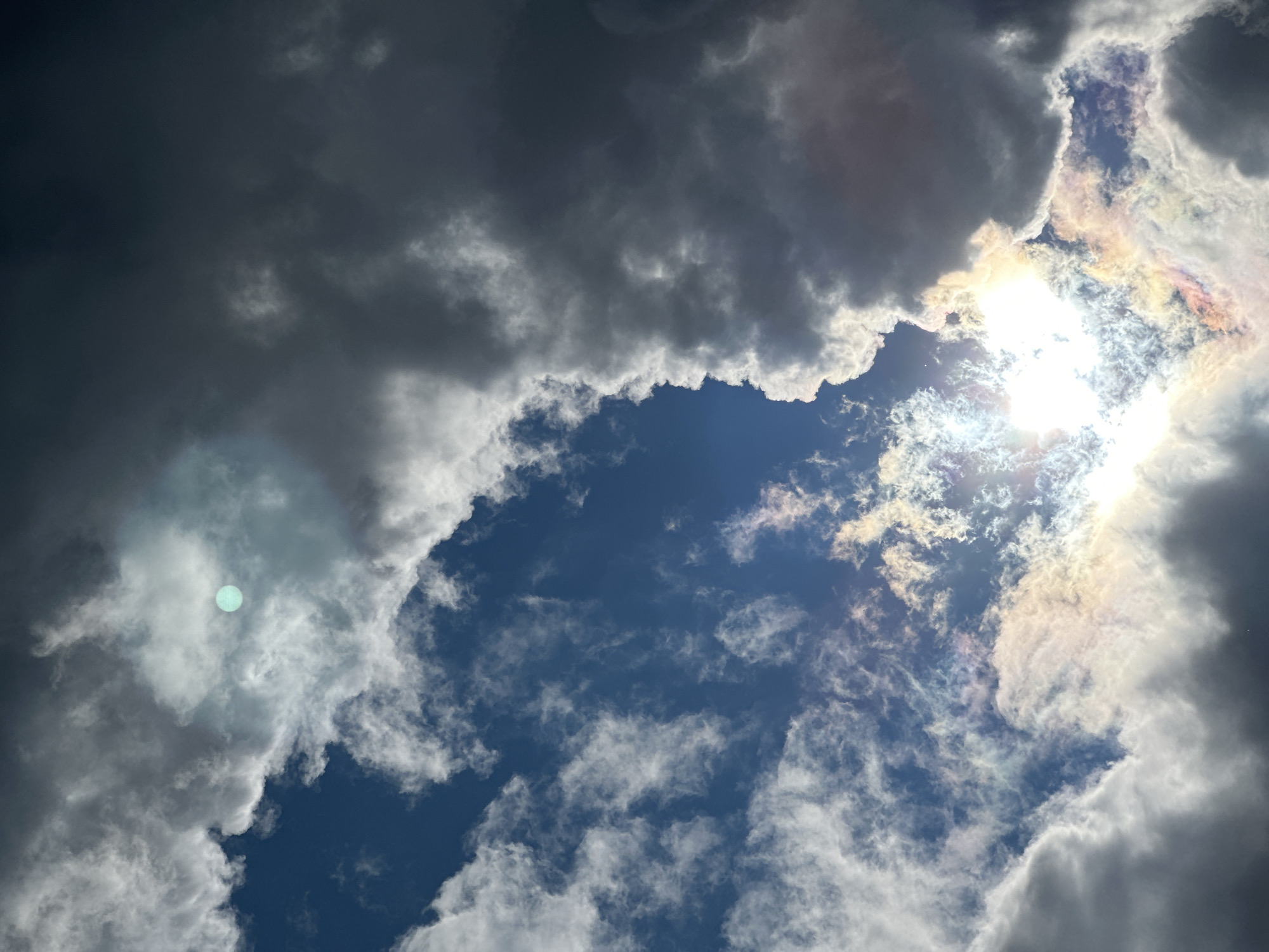 Storm clouds gather over Wisła on a summer afternoon