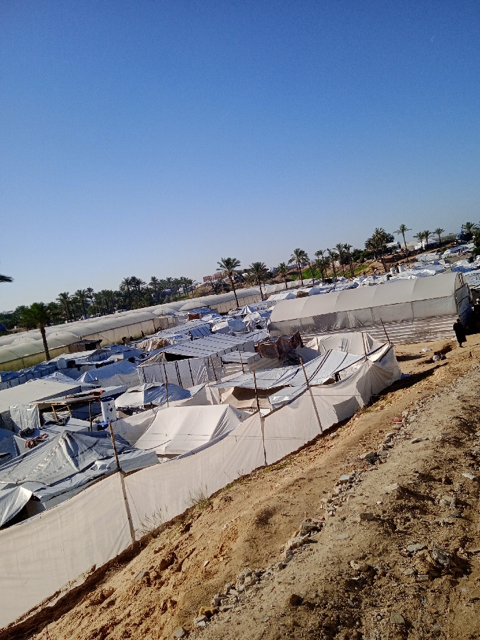 Displacement camp conditions documented in Khan Yunis, Palestine