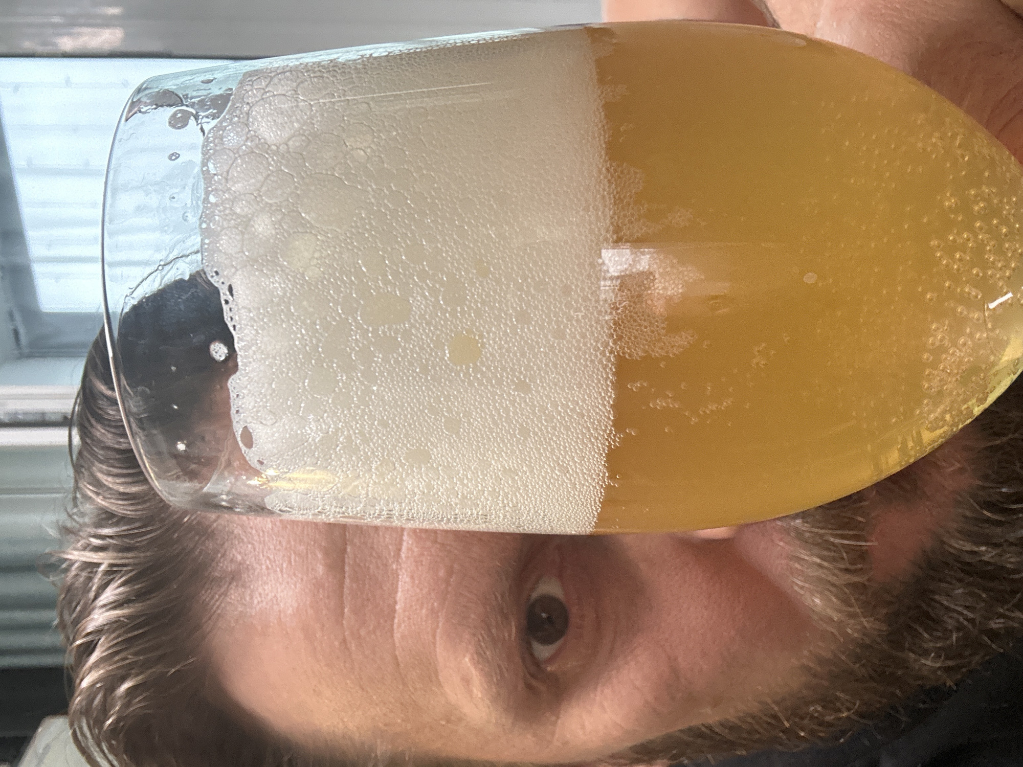 Beer drinking session with multiple pour angles in Vsevolozhsk