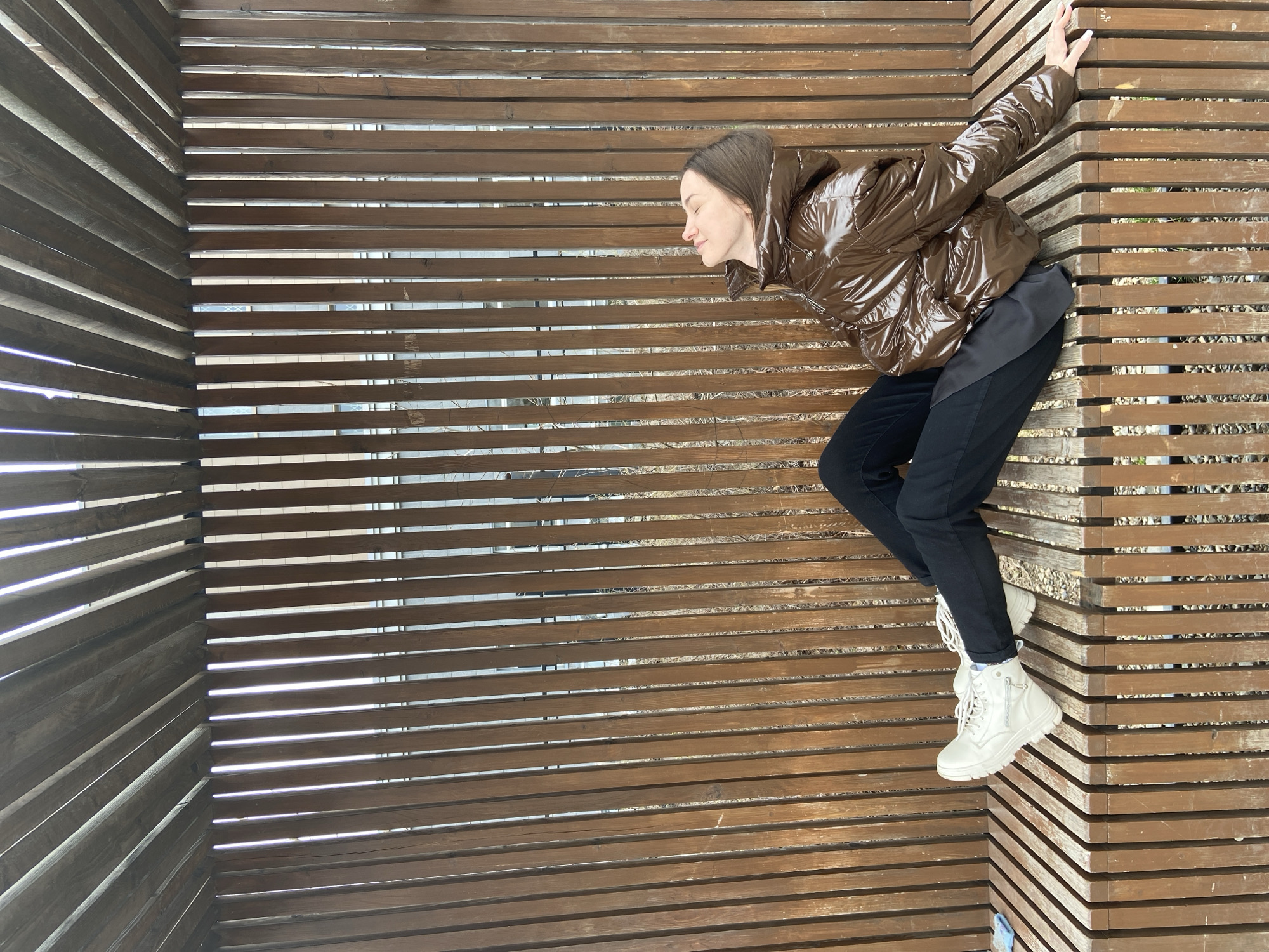 Morning playground visit and bakery stop documented in Izhevsk