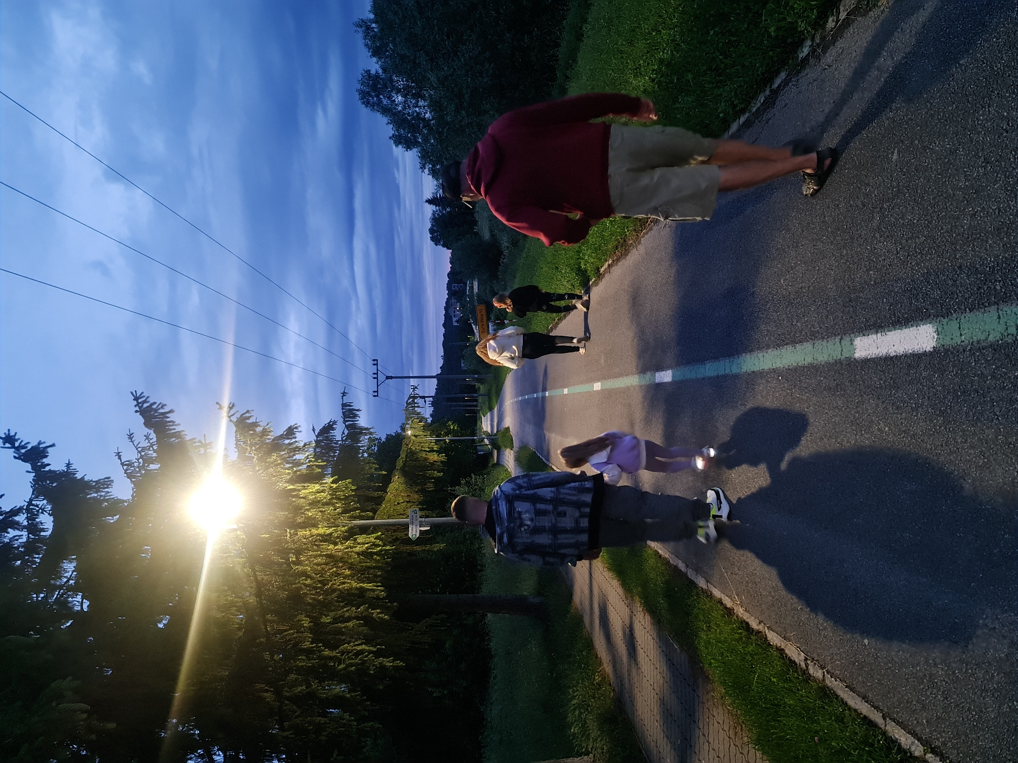 Evening documentation captures diverse urban scenes across Prešov, Slovakia
