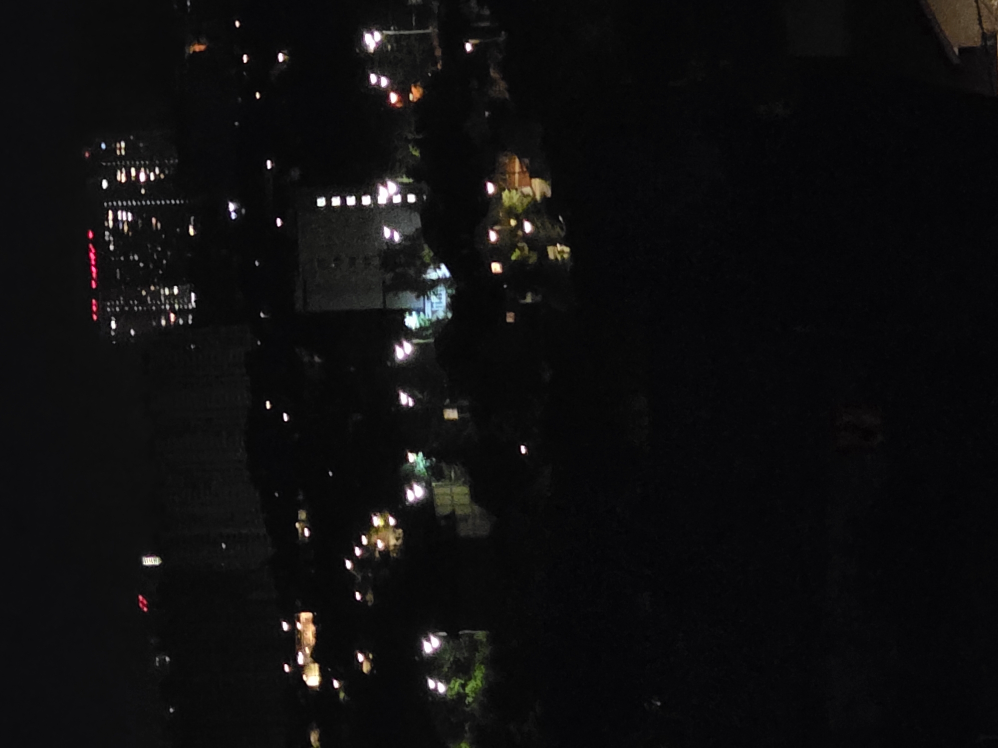 Kyiv after dark: streets, apartment blocks, and city lights