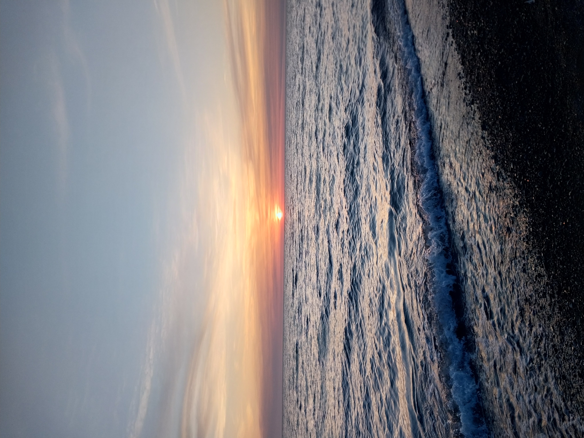 Sunset over Black Sea witnessed from multiple Sochi locations