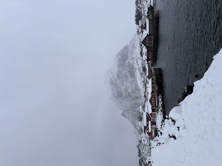 Winter scenes captured in remote Norwegian fishing village Å