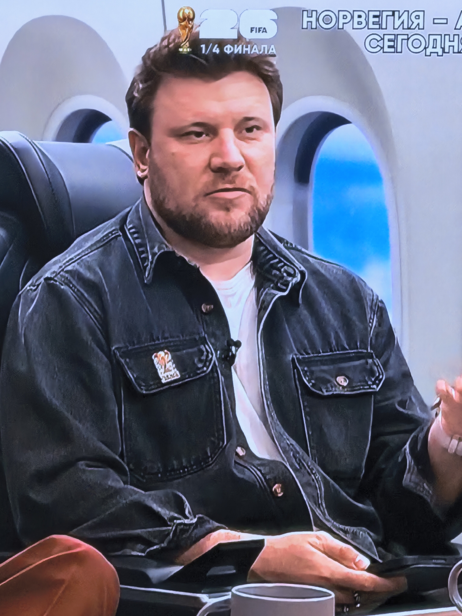 Airplane seats, a yellow card, and match-day moments