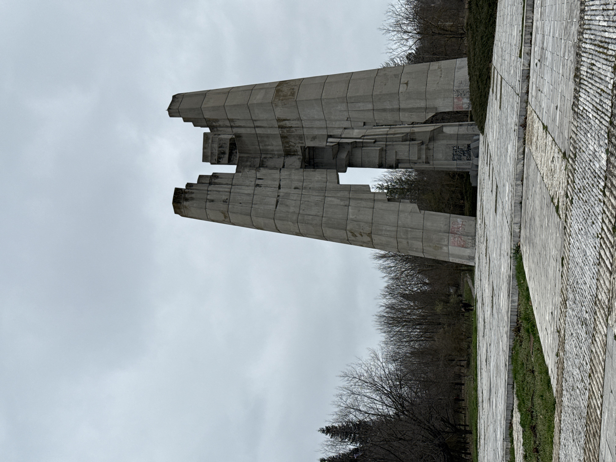 Monument of Freedom captured in Razgrad, Bulgaria