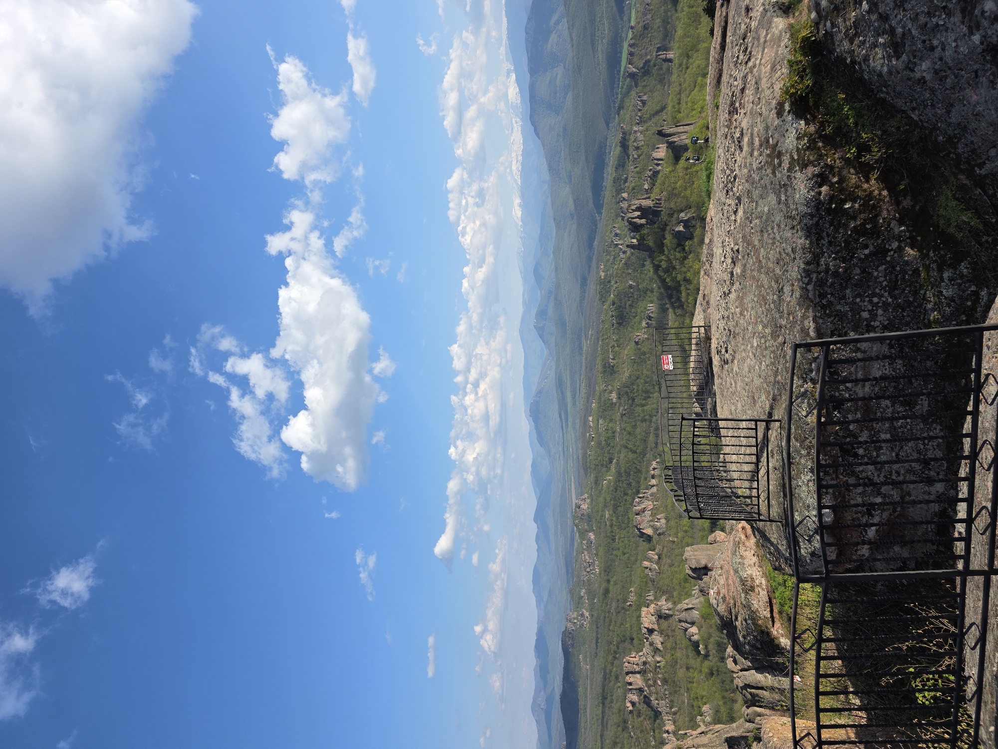 Panoramic views captured from elevated position in Belogradchik, Bulgaria