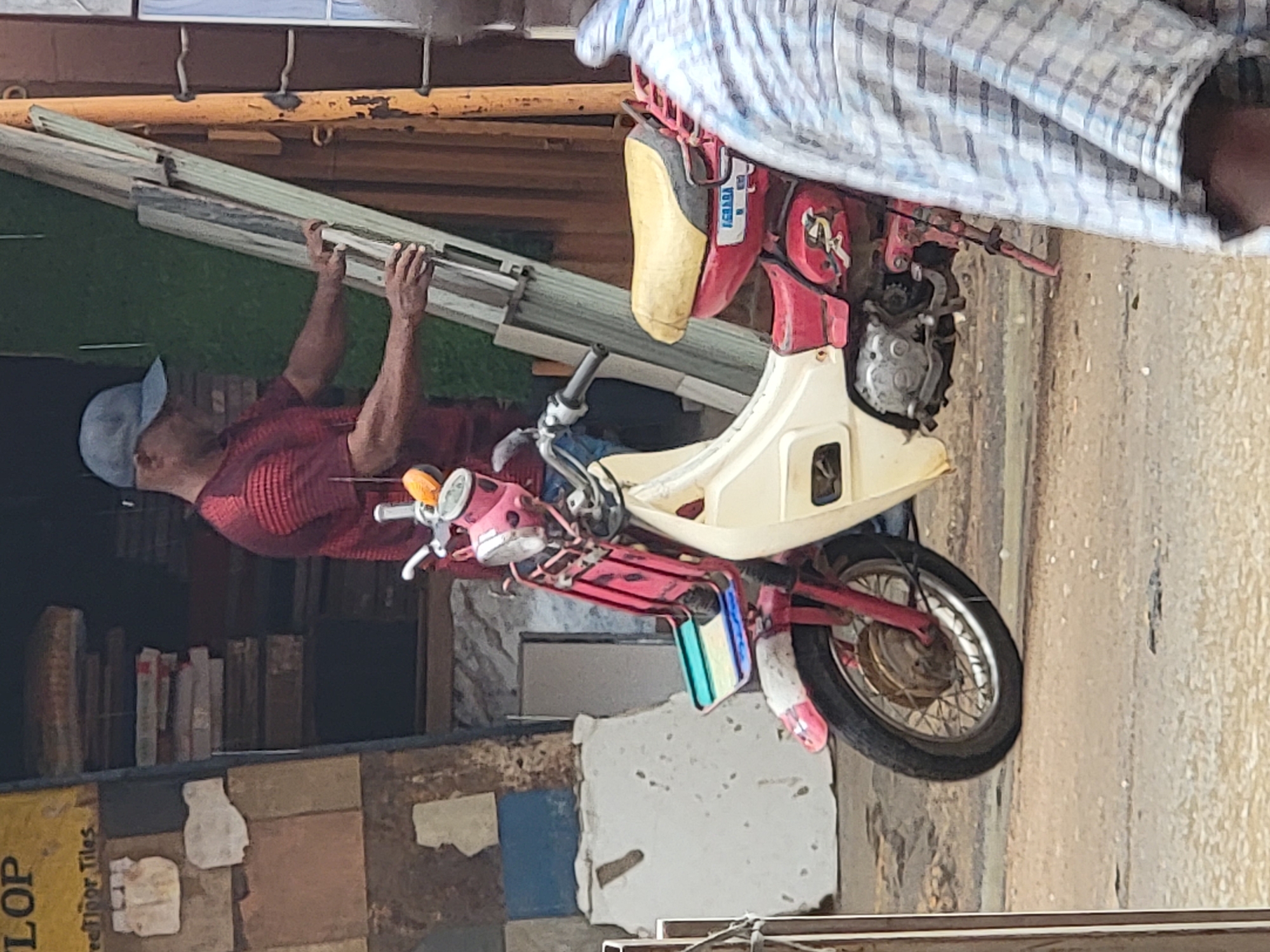 Morning street life observed in Maiburiji, Nigeria commercial district