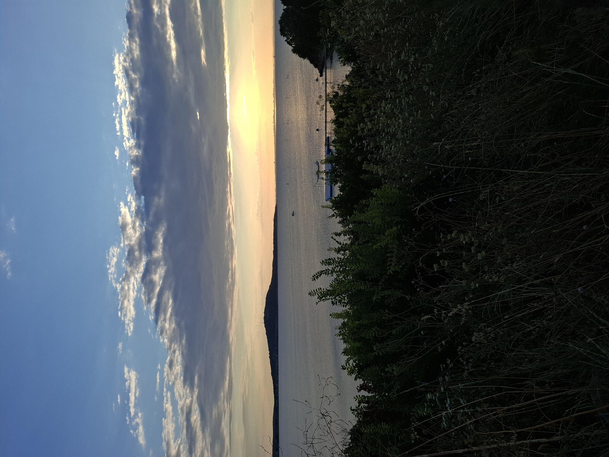 Black Sea sunset from the cliffs of Sozopol