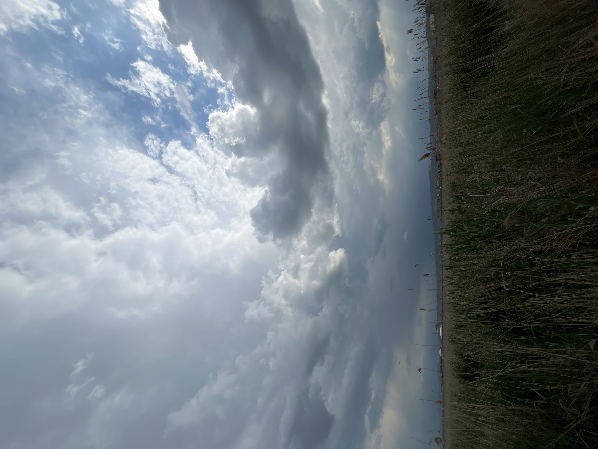 Overcast skies documented in Kaspiysk, Russia