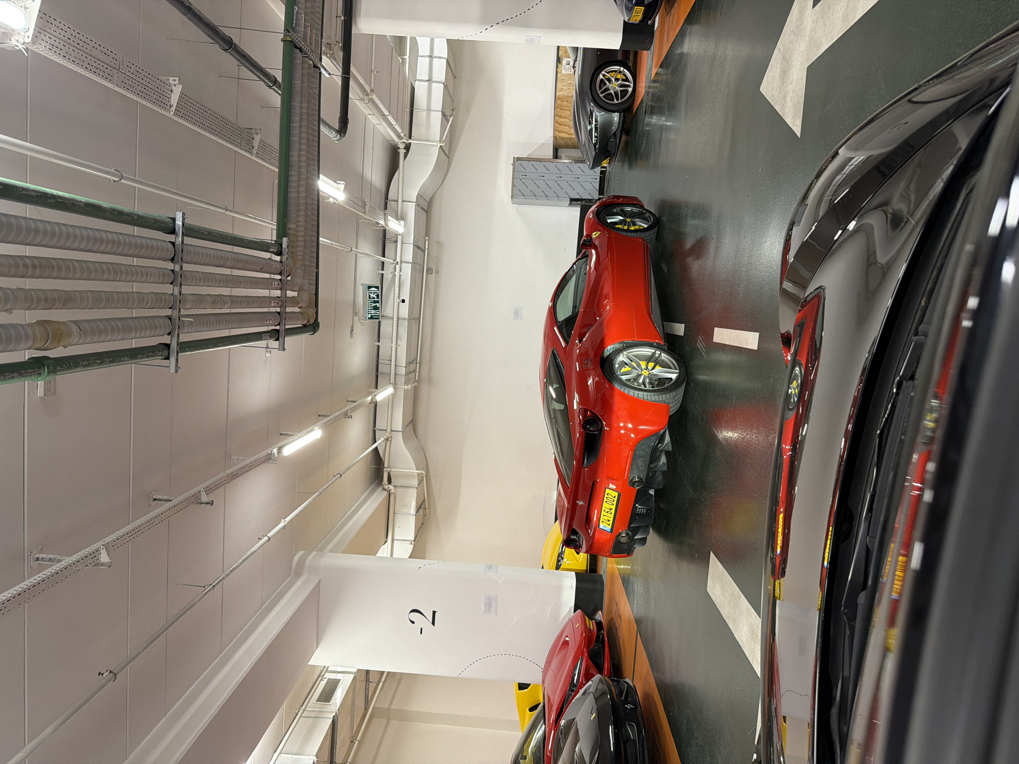 Ferrari unveiling event held in Tel Aviv garage