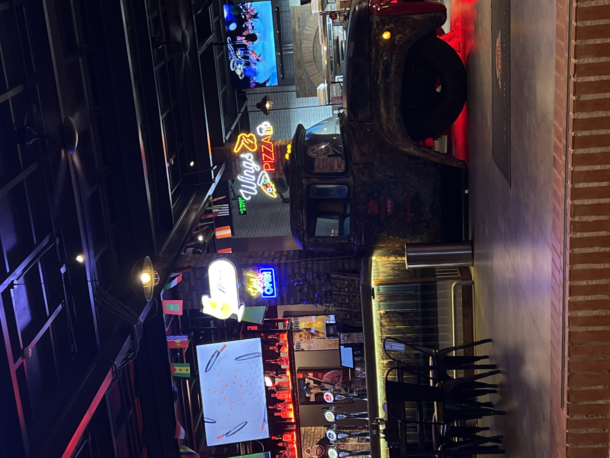 Evening scenes captured at Nha Trang bar with modified truck