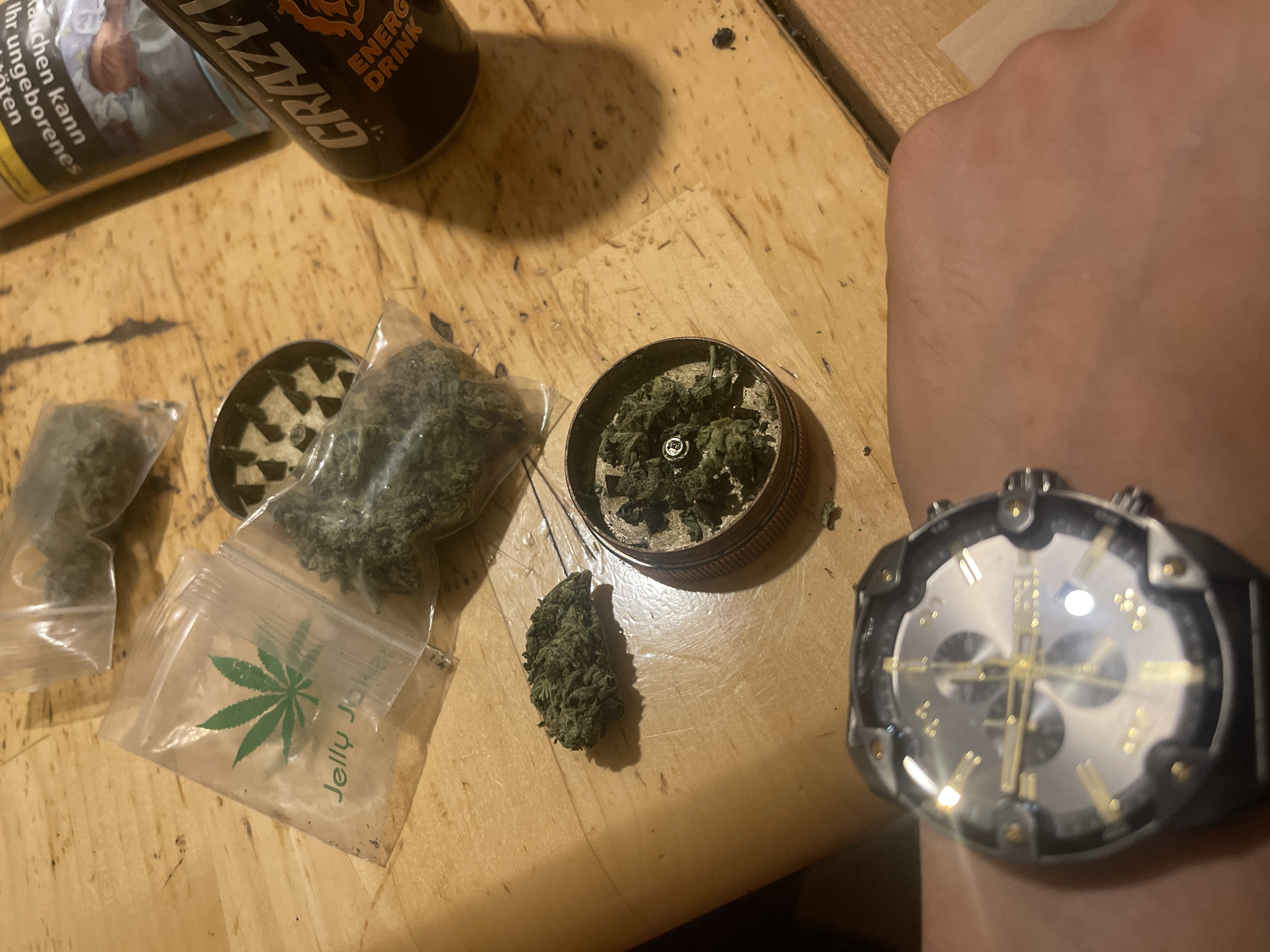 Man documents cannabis activities over three-hour period