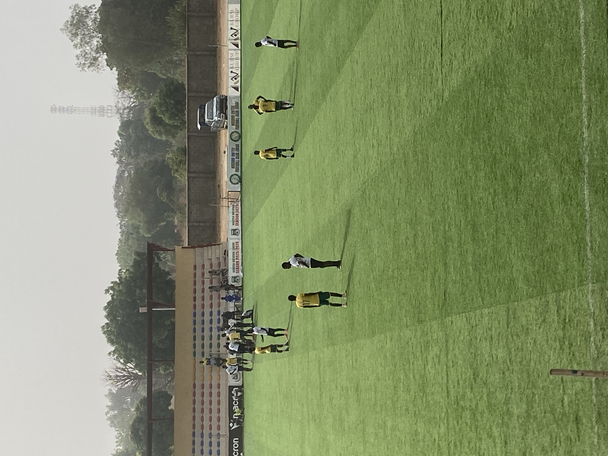 Soccer practice session observed in Tudun Wada, Nigeria