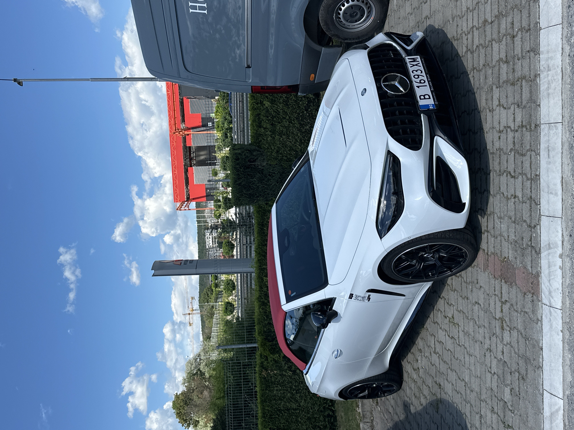 Luxury Mercedes vehicles spotted parked in Varna, Bulgaria