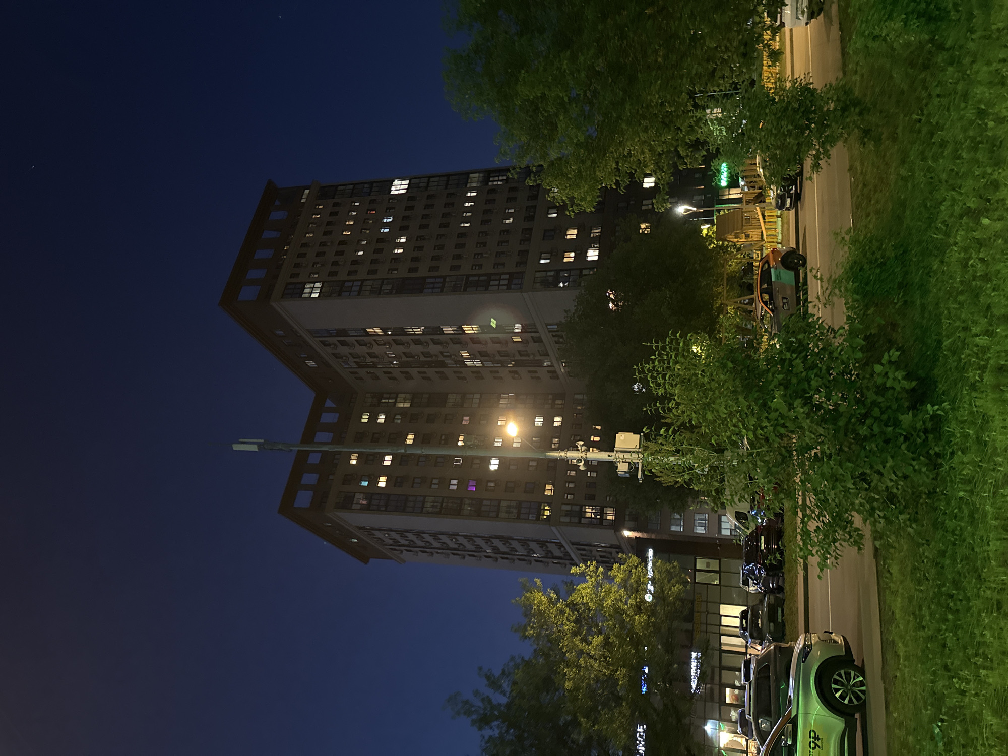 Unknown witness documents nighttime Moscow scenes across multiple districts