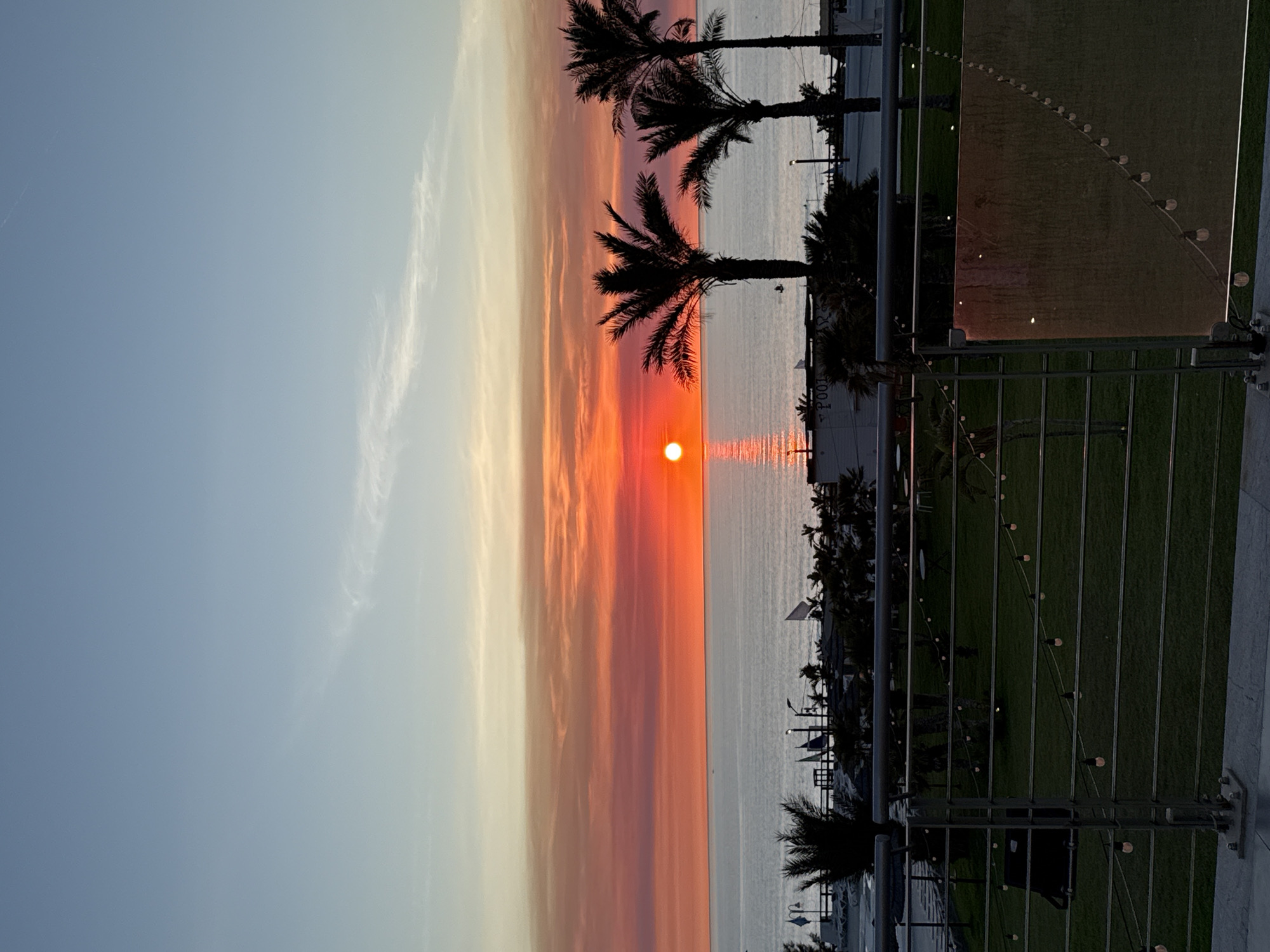 Sicilian resort evening from sunset to nighttime DJ set