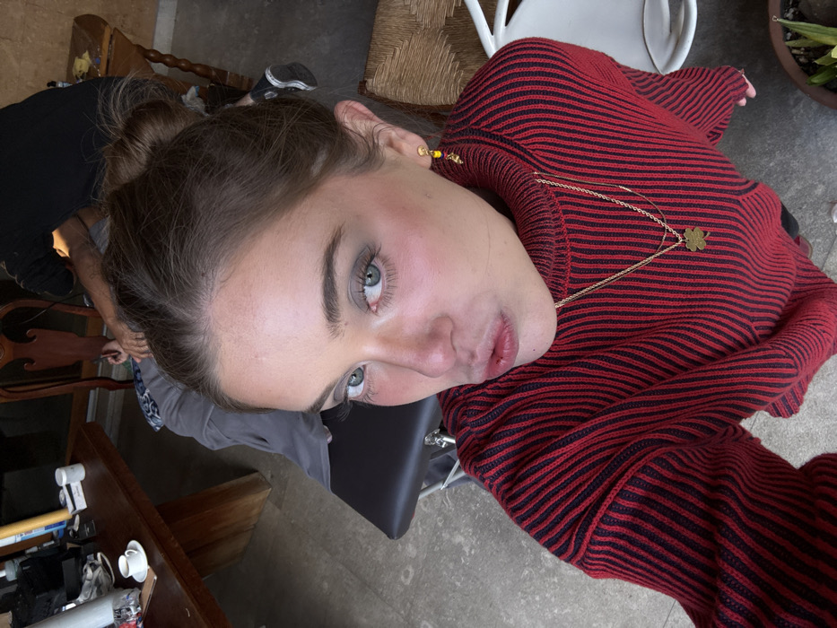 Tattoo session documented in Mexico City courtyard setting