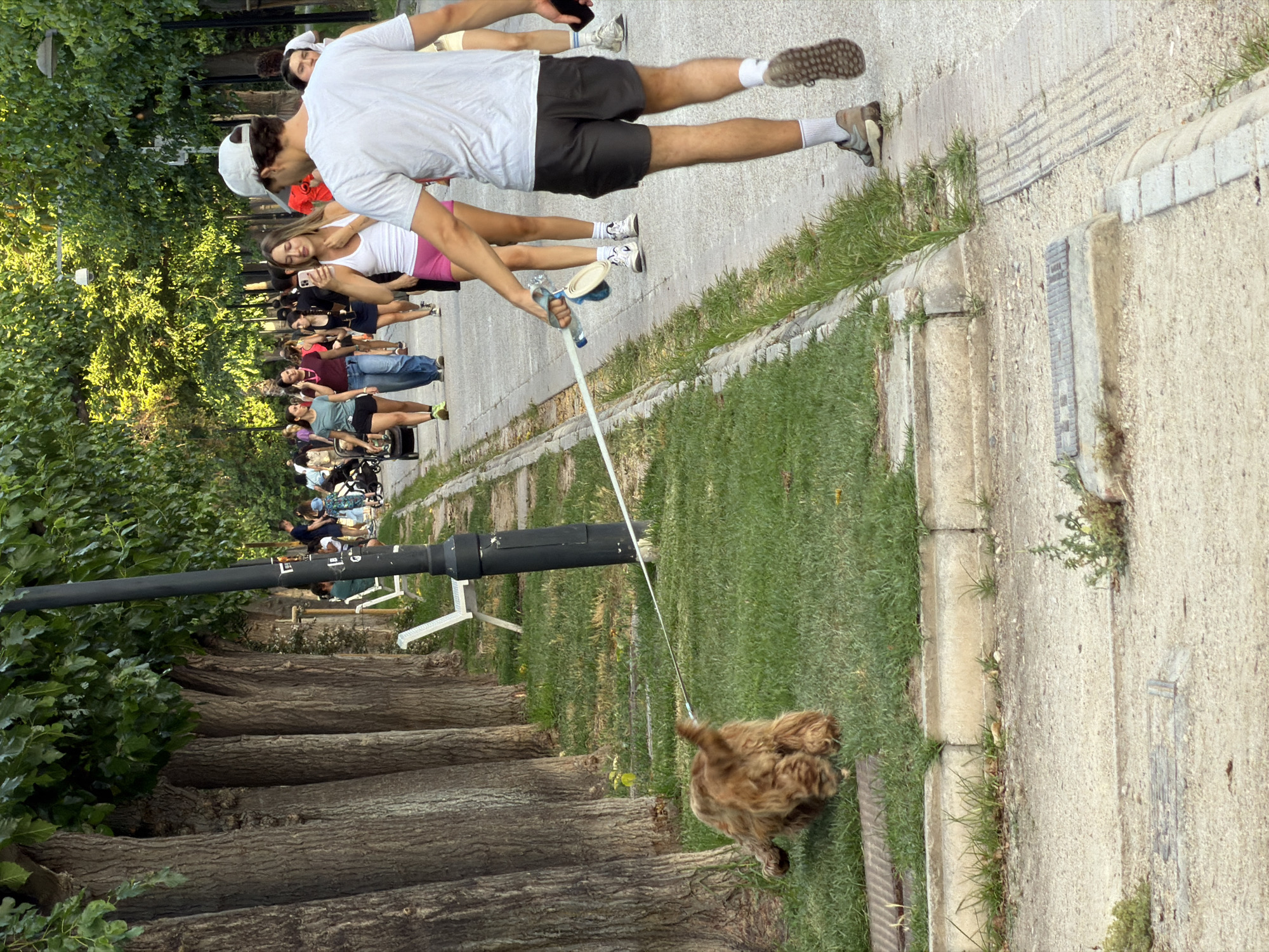 Afternoon in the Turia Gardens: play, movement, and public art