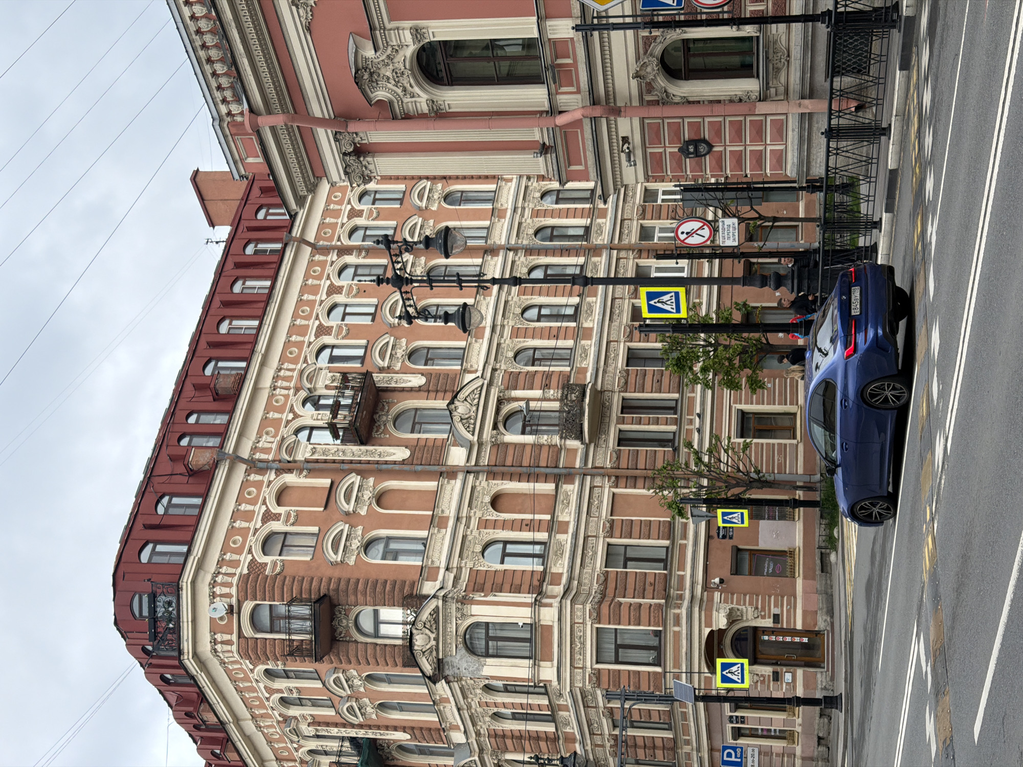 Architectural tour documented across historic Saint Petersburg streets