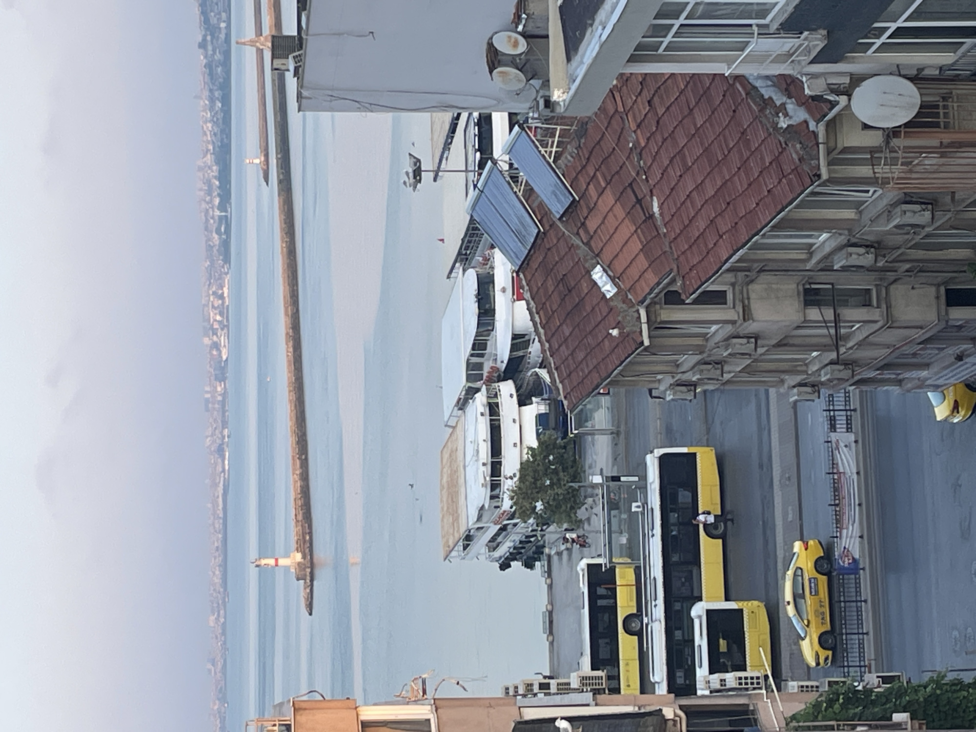 Kadıköy rooftops and waterfront at dawn, multiple angles